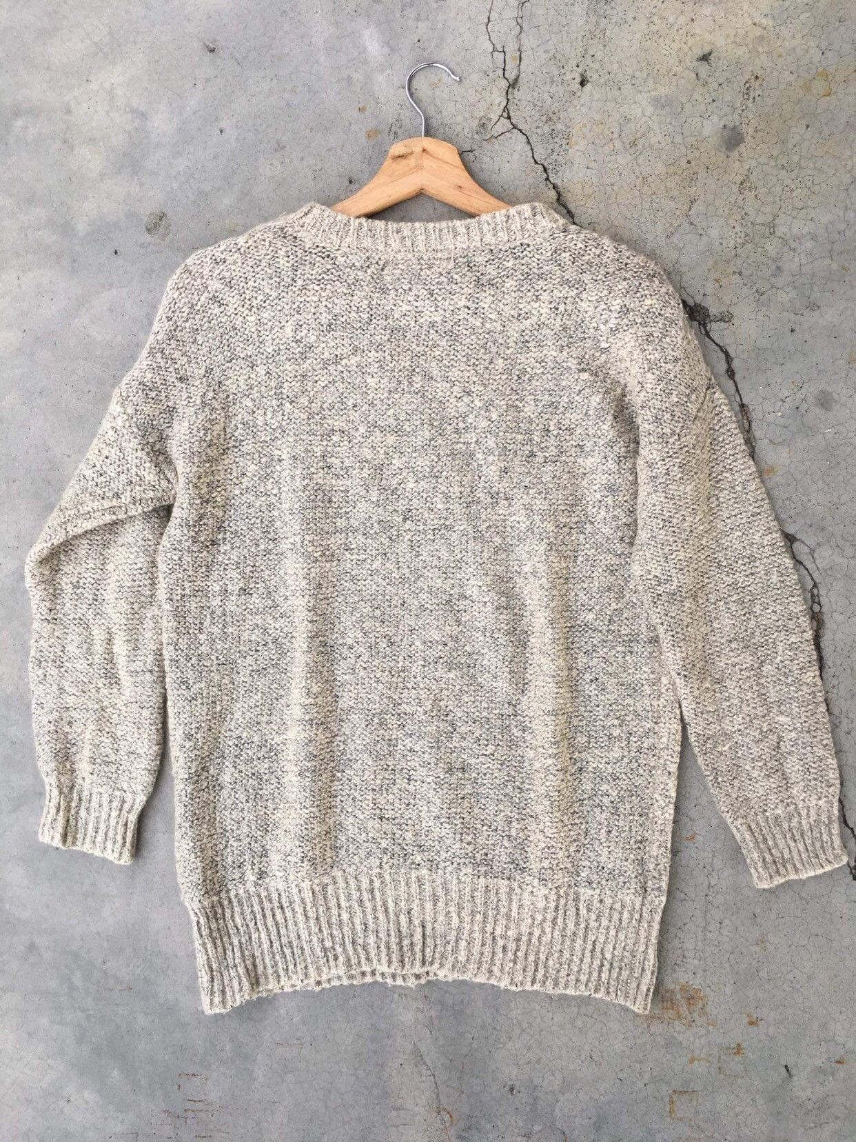 Japanese Brand 🔴LETTER Back Number Sweater Pureknit Pullover Size US M / EU 48-50 / 2 - 11 Thumbnail
