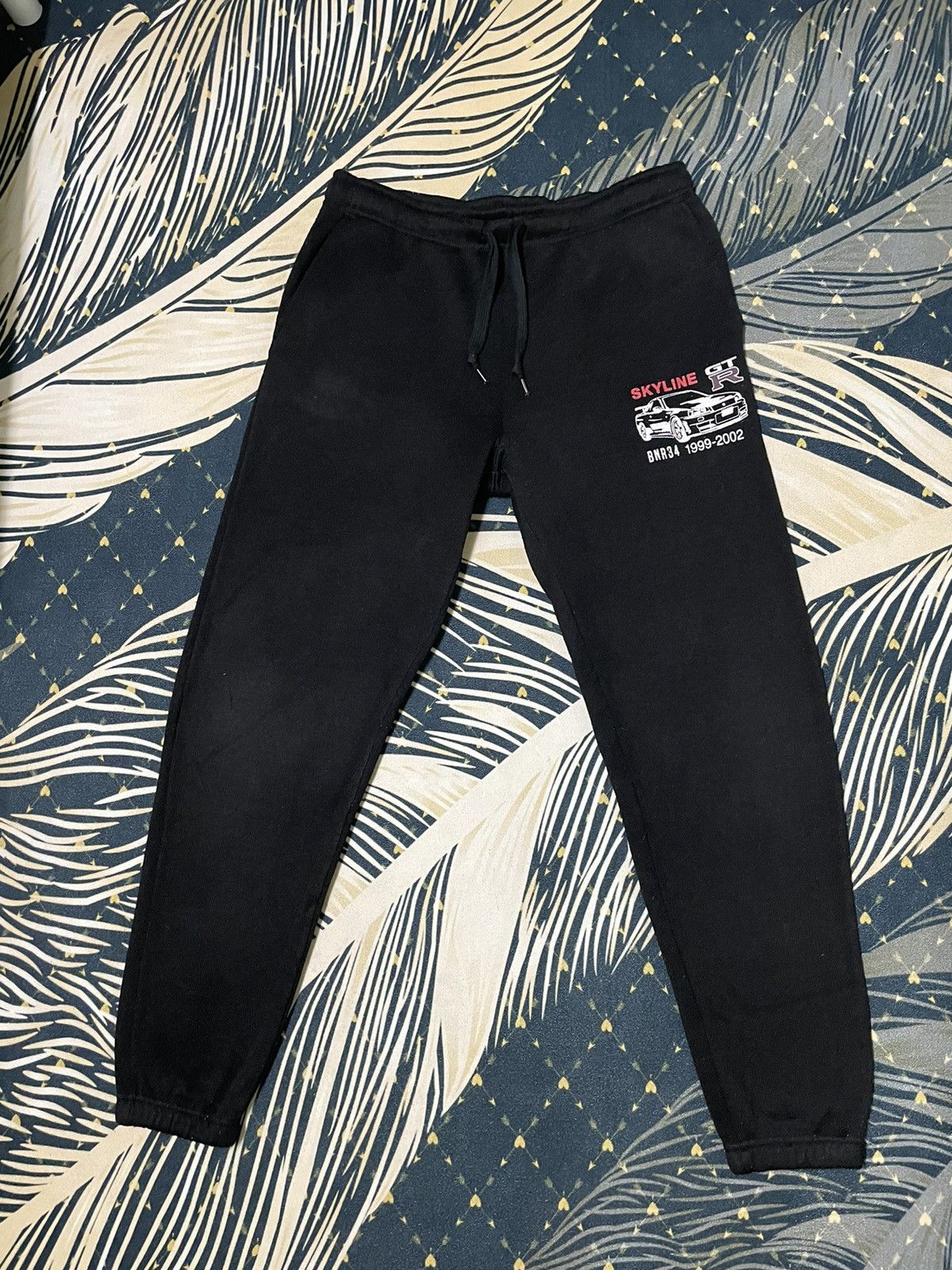 パンツ R.34 Vintage Nissan Skyline GT-R R34 Shirt & Jogger Pant Rare