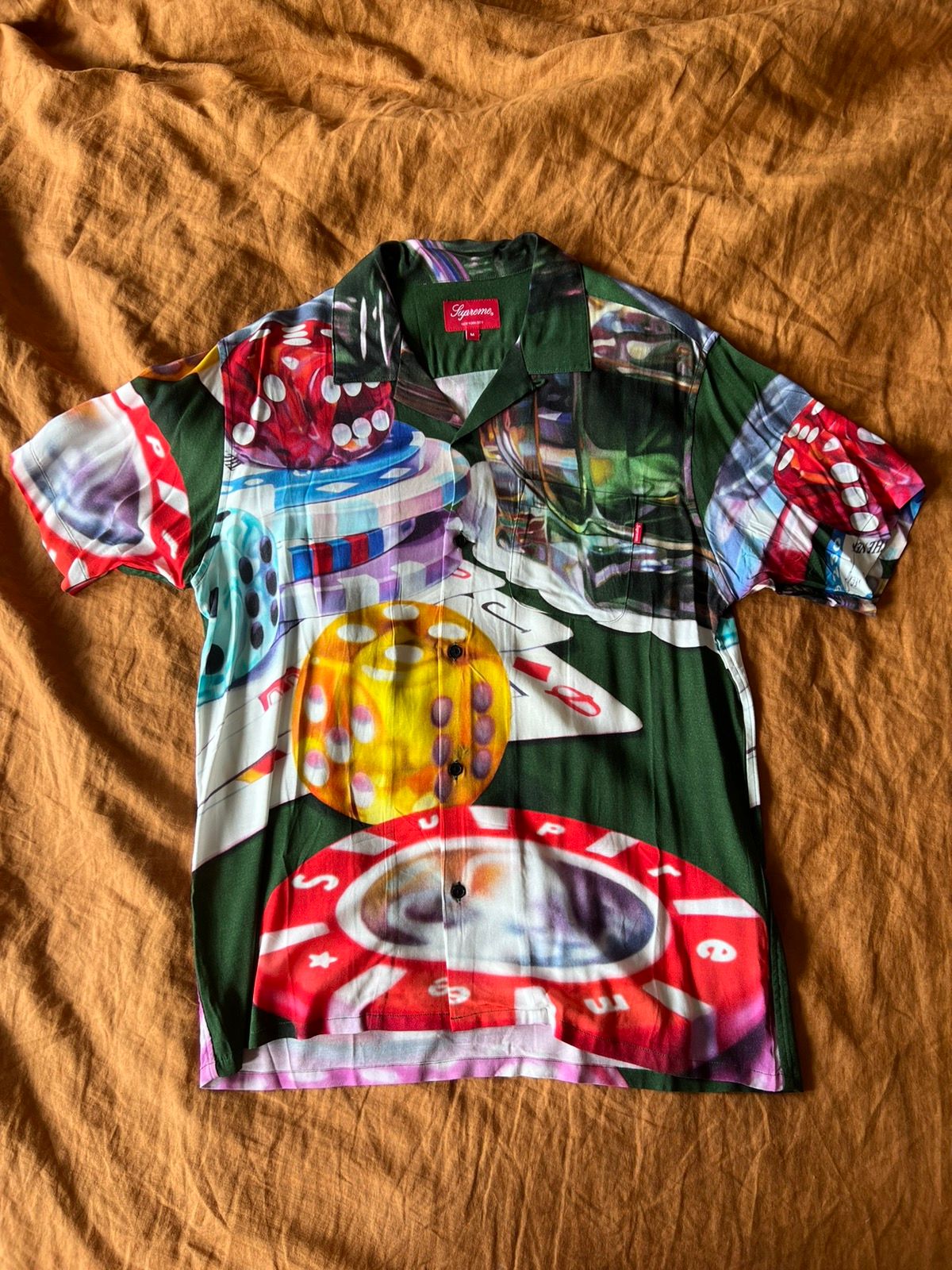Pre-owned Supreme Casino Rayon Shirt In Print