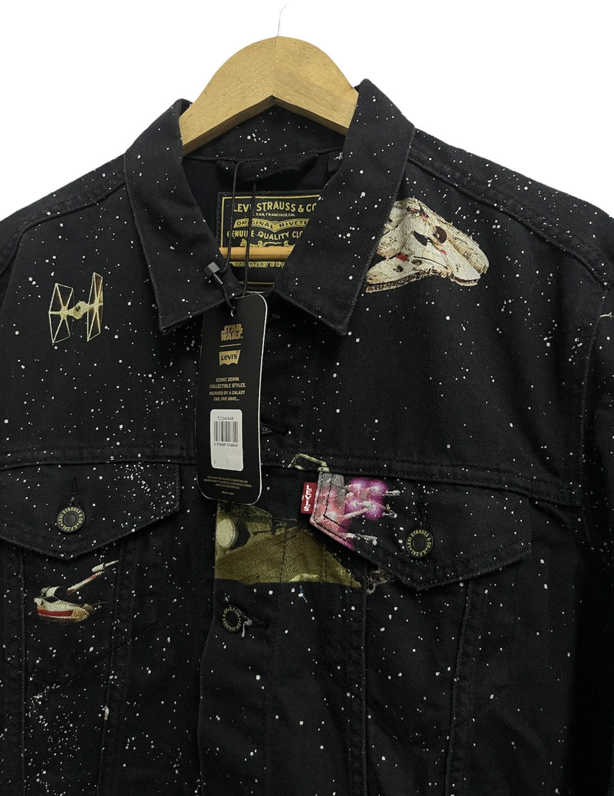 NOS LEVIS X STAR WARS ALL OVER GALAXY PRINT