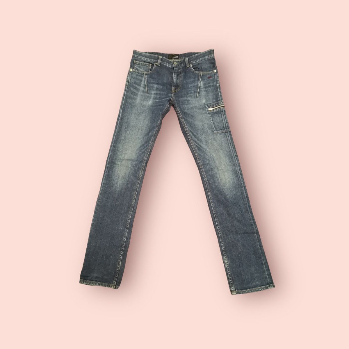 Japanese Brand RARE UNDERCOVER X UNIQLO LOW RISE JEANS Size US 29 - 4 Thumbnail