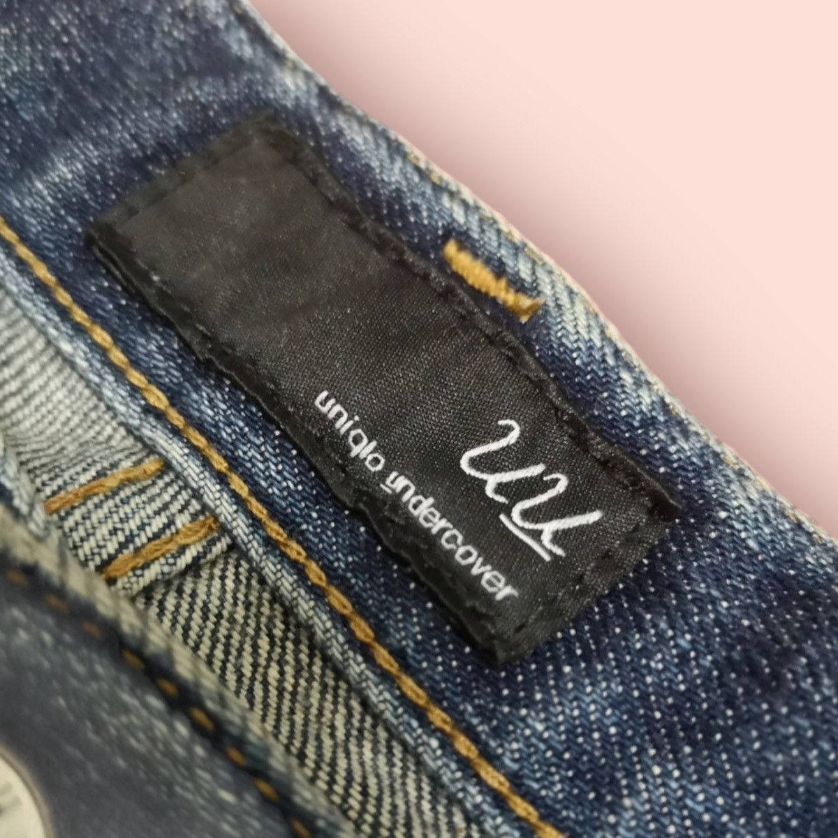 Japanese Brand RARE UNDERCOVER X UNIQLO LOW RISE JEANS Size US 29 - 8 Thumbnail