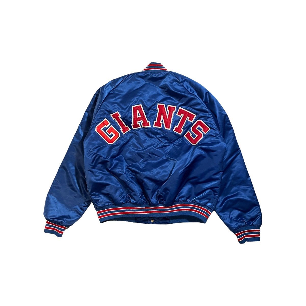 Vintage SF Giants Black Chalkline Satin Jacket - 5 Star Vintage