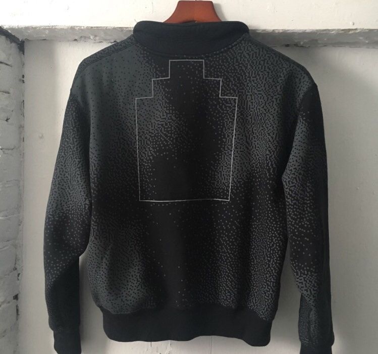 Cav Empt Digital Pixel Popover Collared Sweatshirt Grailed