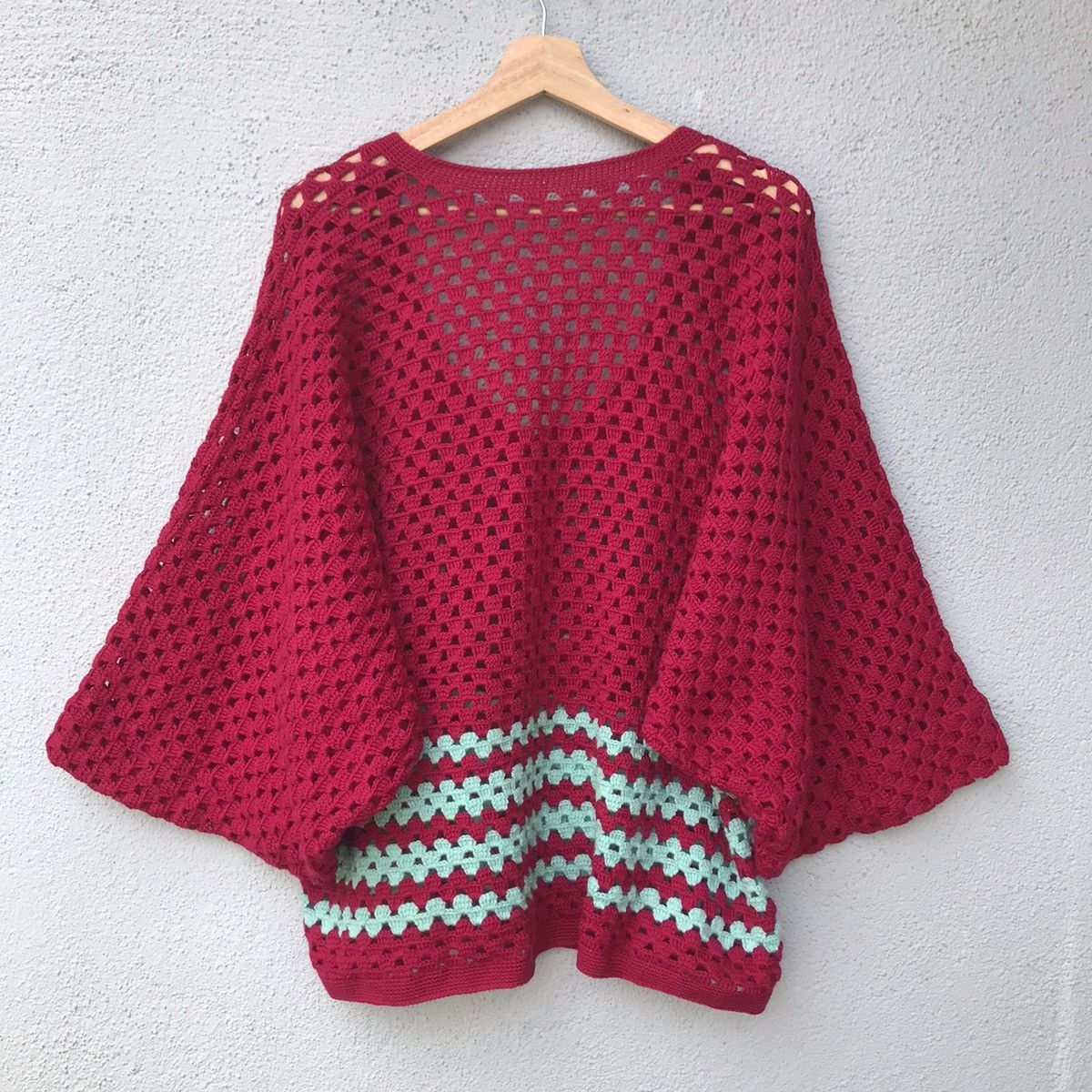 Aran Isles Knitwear Vintage Button Up Mesh Net Baggy Knit Cardigan Size US XL / EU 56 / 4 - 7 Thumbnail