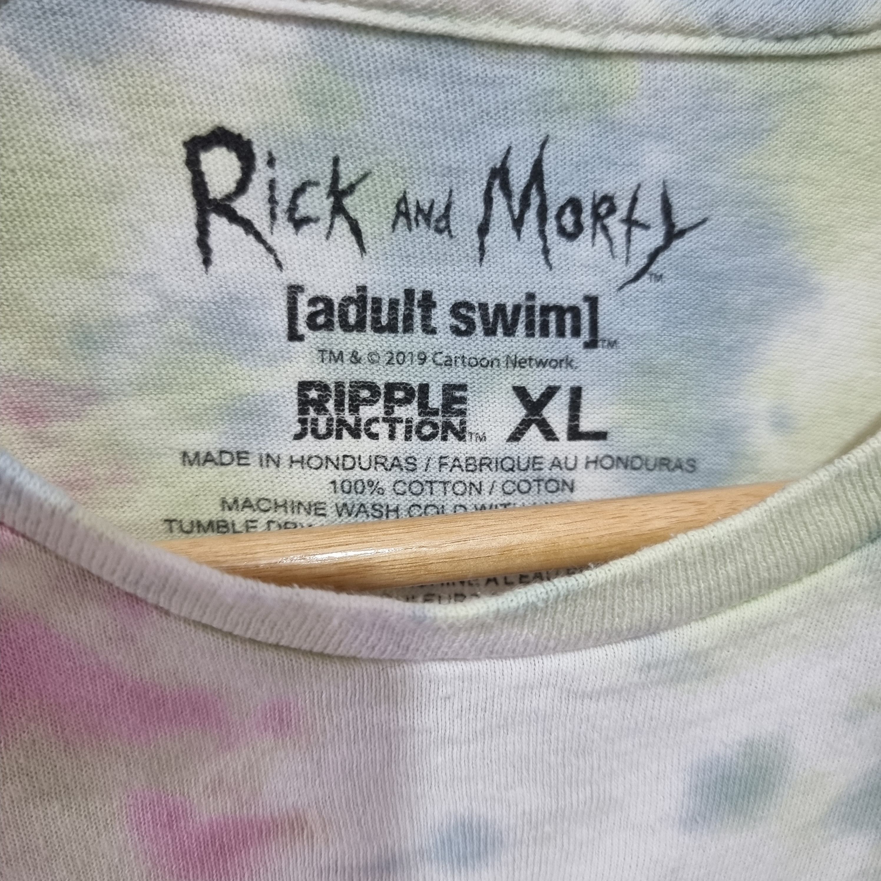 Cartoon Network Rick and morty tie dye tee Size US XL / EU 56 / 4 - 4 Thumbnail