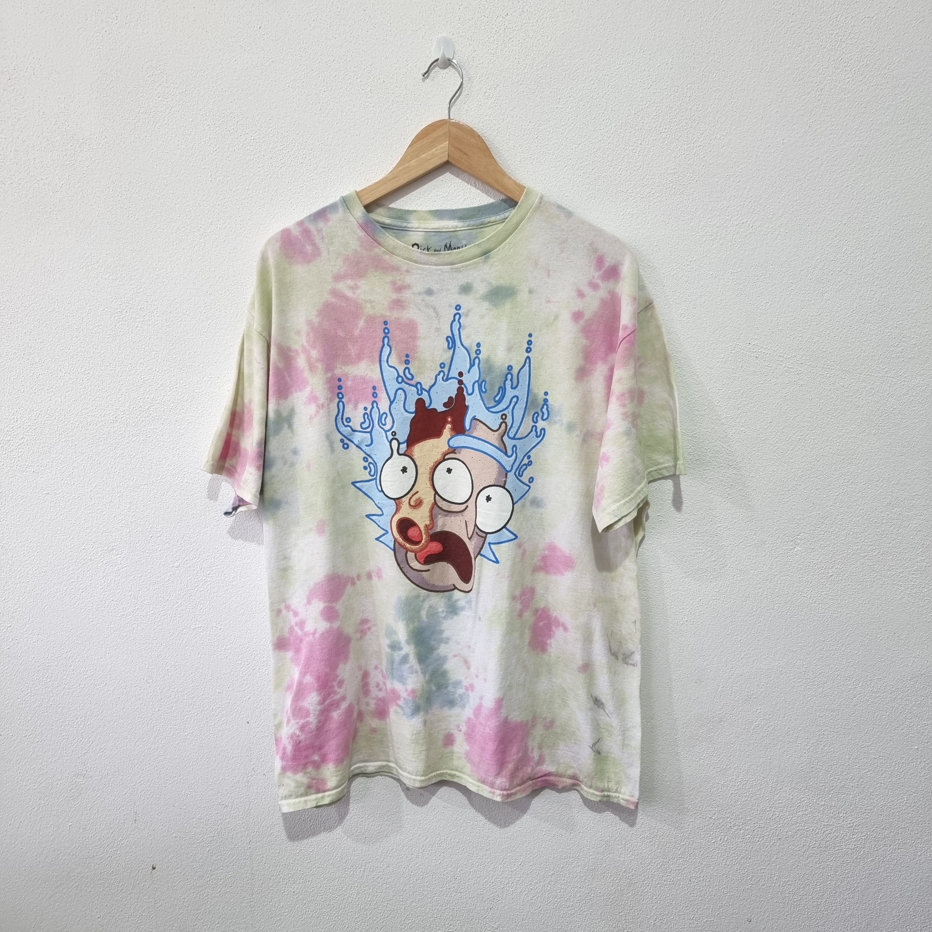 Rick and morty tie dye tee