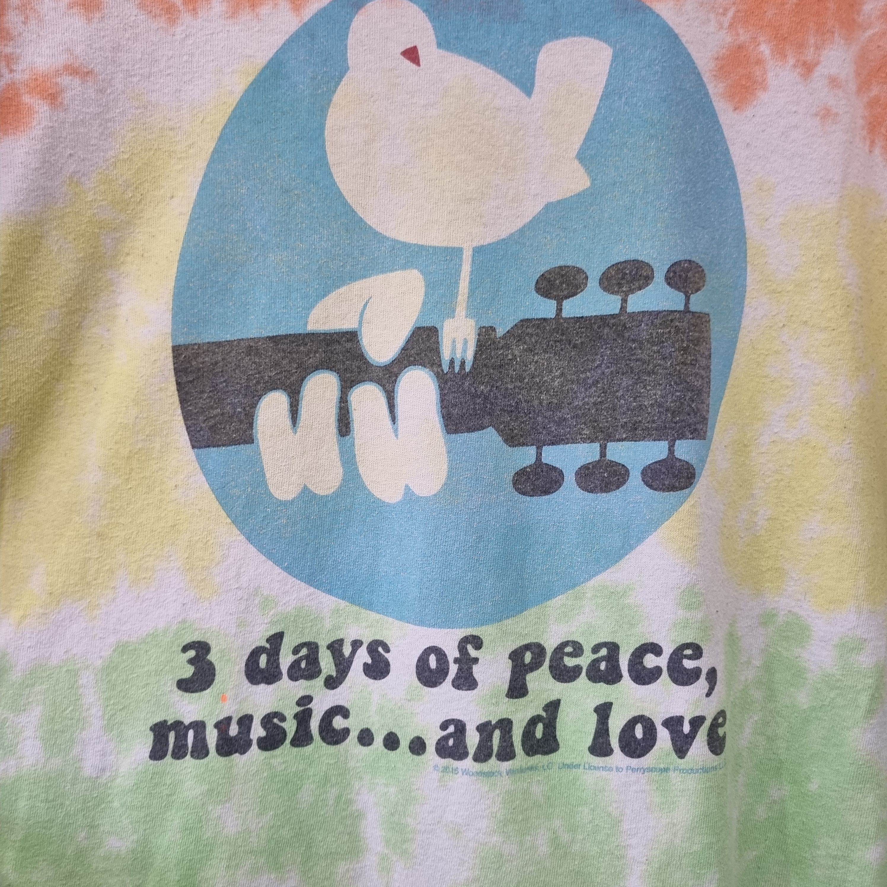 Band Tees × Liquid Blue Woodstock tie dye tee liquid blue Size US XL / EU 56 / 4 - 2 Thumbnail