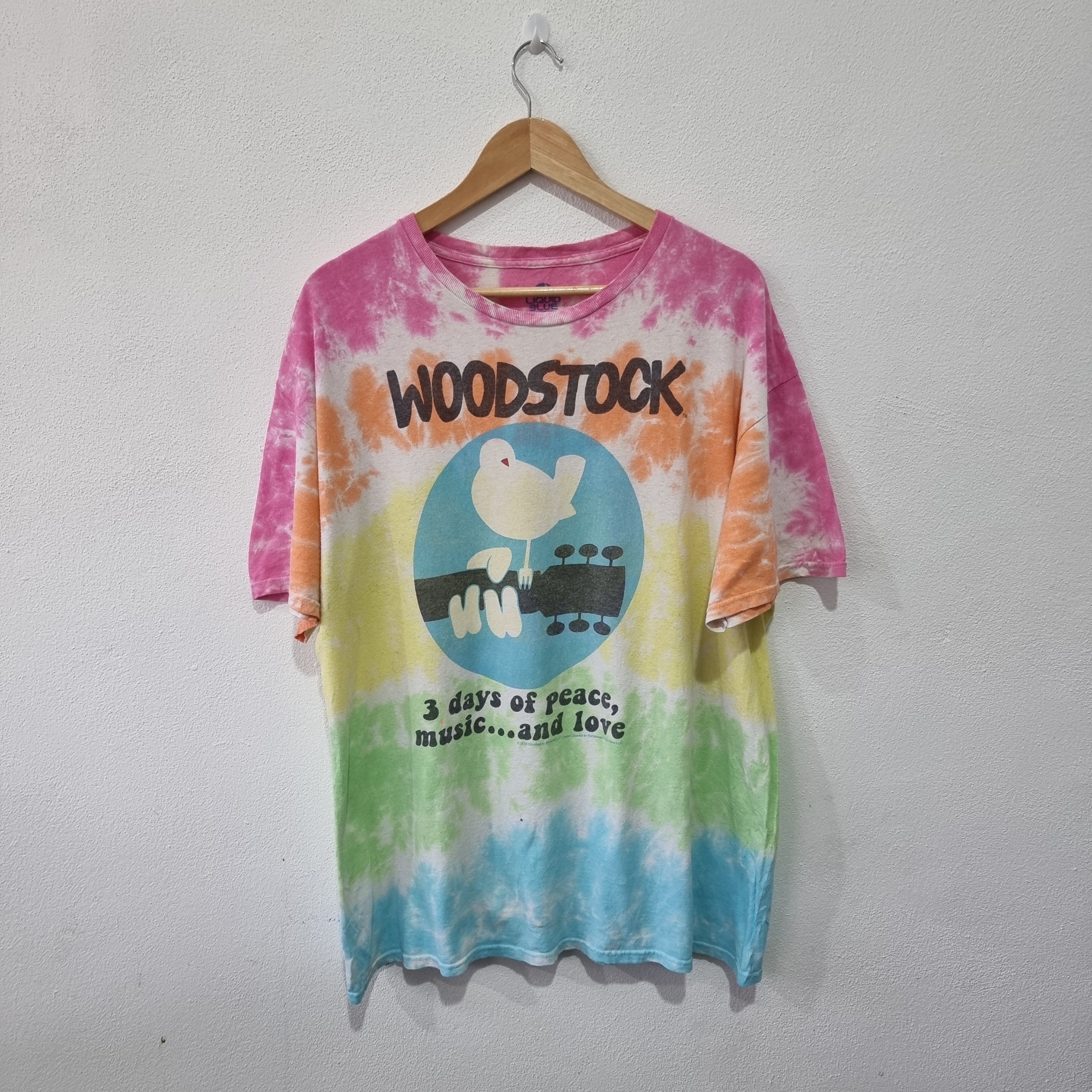 Band Tees × Liquid Blue Woodstock tie dye tee liquid blue Size US XL / EU 56 / 4 - 1 Thumbnail