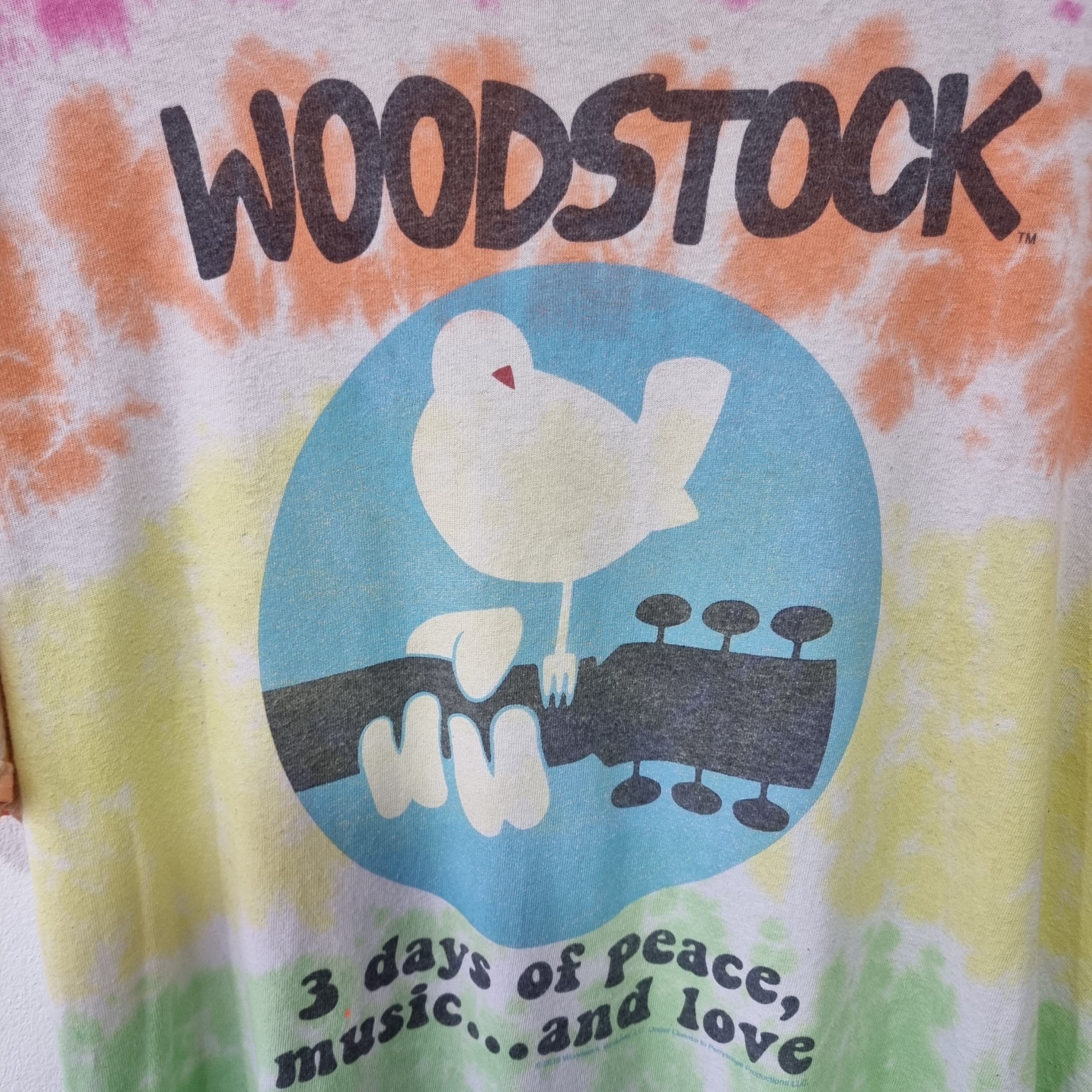 Band Tees × Liquid Blue Woodstock tie dye tee liquid blue Size US XL / EU 56 / 4 - 5 Thumbnail