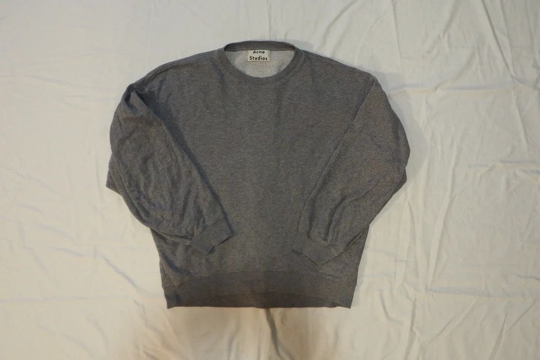 Acne Studios Boxy fit Beta Fleece PSS14 Crewneck | Grailed