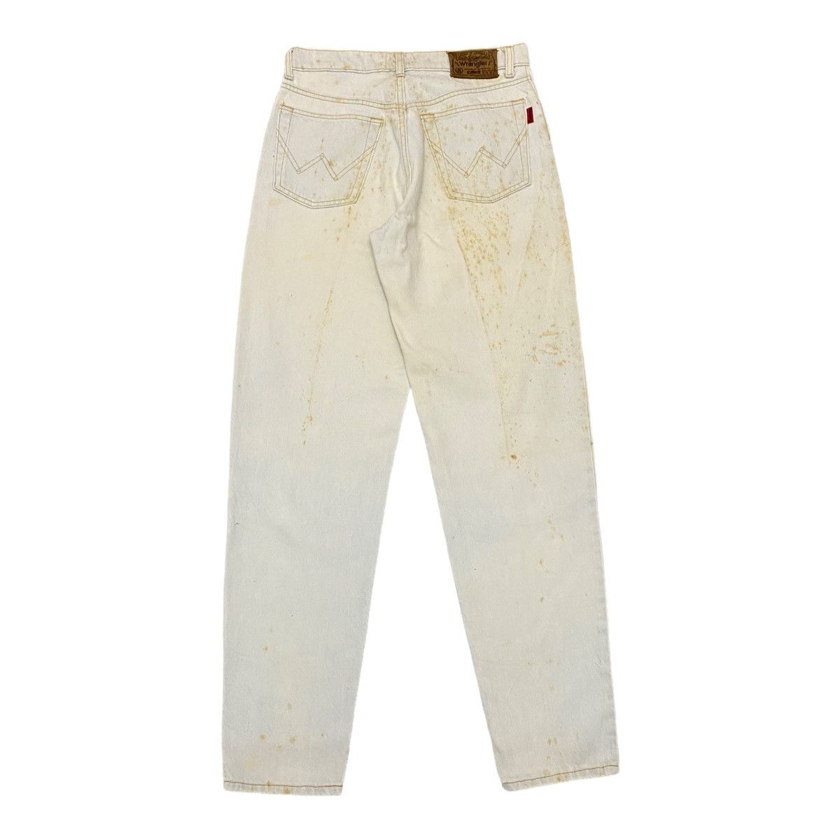 Vintage GRAIL🔥WRANGLER VINTAGE BLEACH DISTRESSED DENIM JEANS Size US 30 / EU 46 - 2 Thumbnail