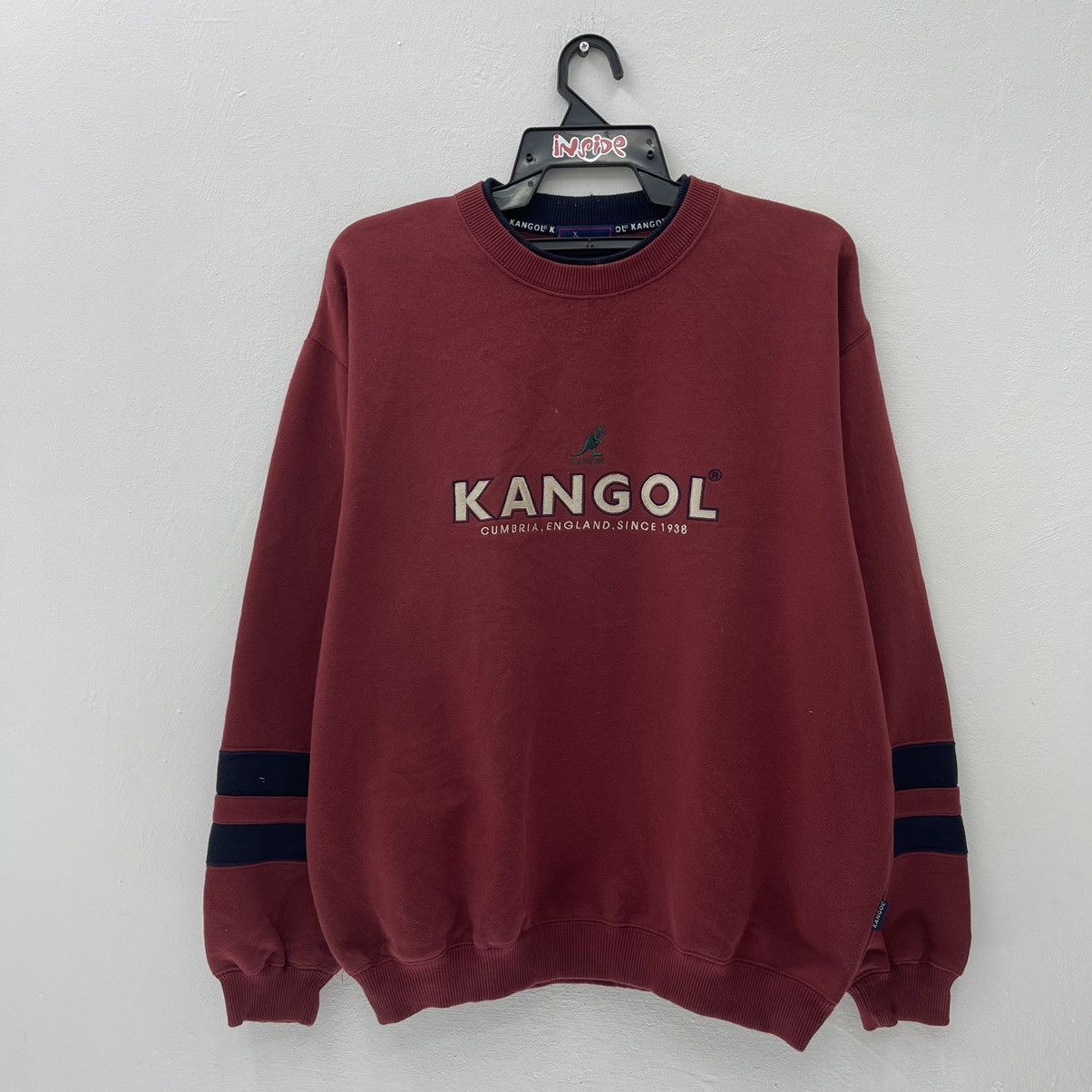 Kangol × Vintage Vintage Kangol Jumper Embroidery Logo Nice! Size US XL / EU 56 / 4 - 1 Thumbnail