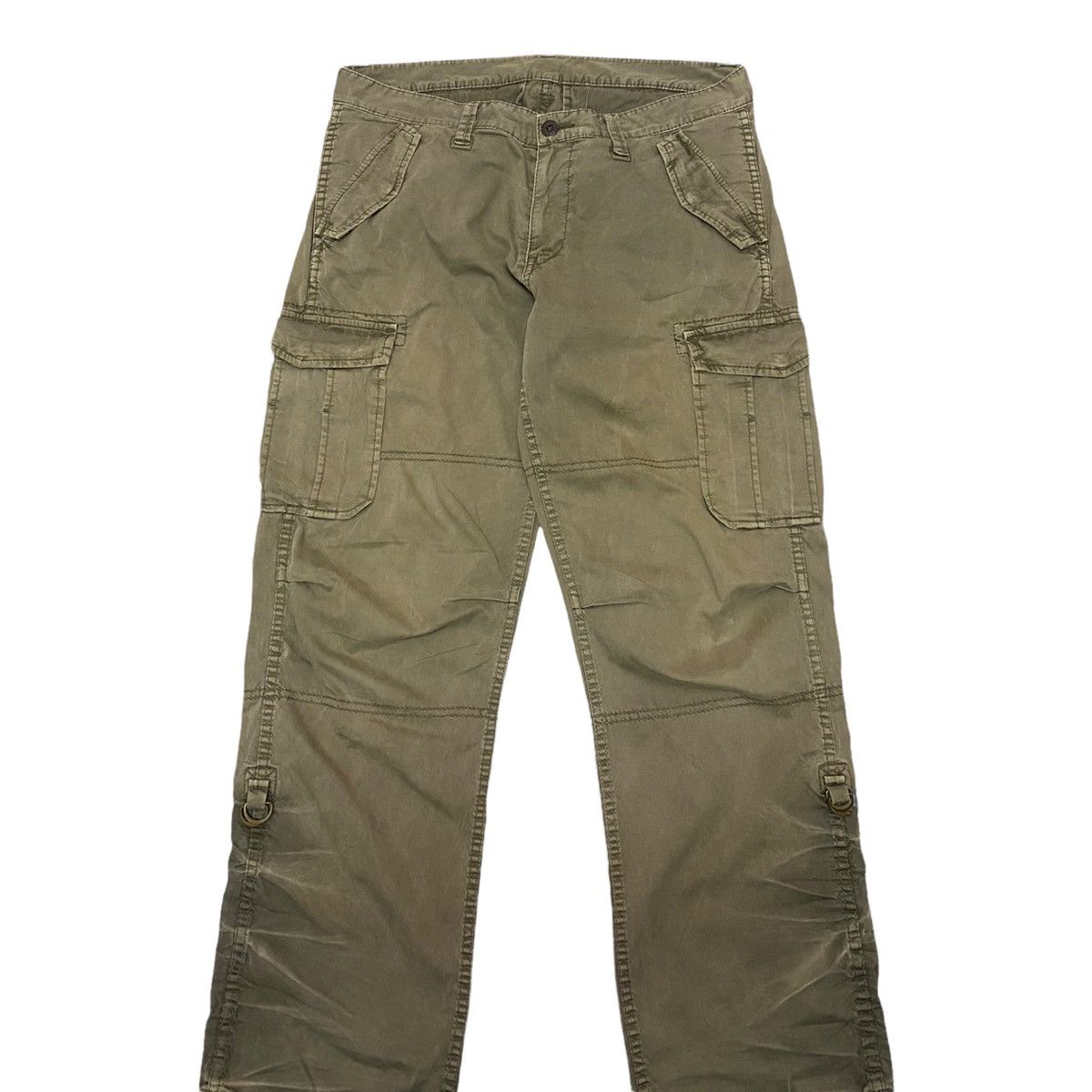 Japanese Brand UNIQLO JAPAN MULTI POCKET DRAWSTRING CARGO PANTS Size US 33 - 5 Thumbnail