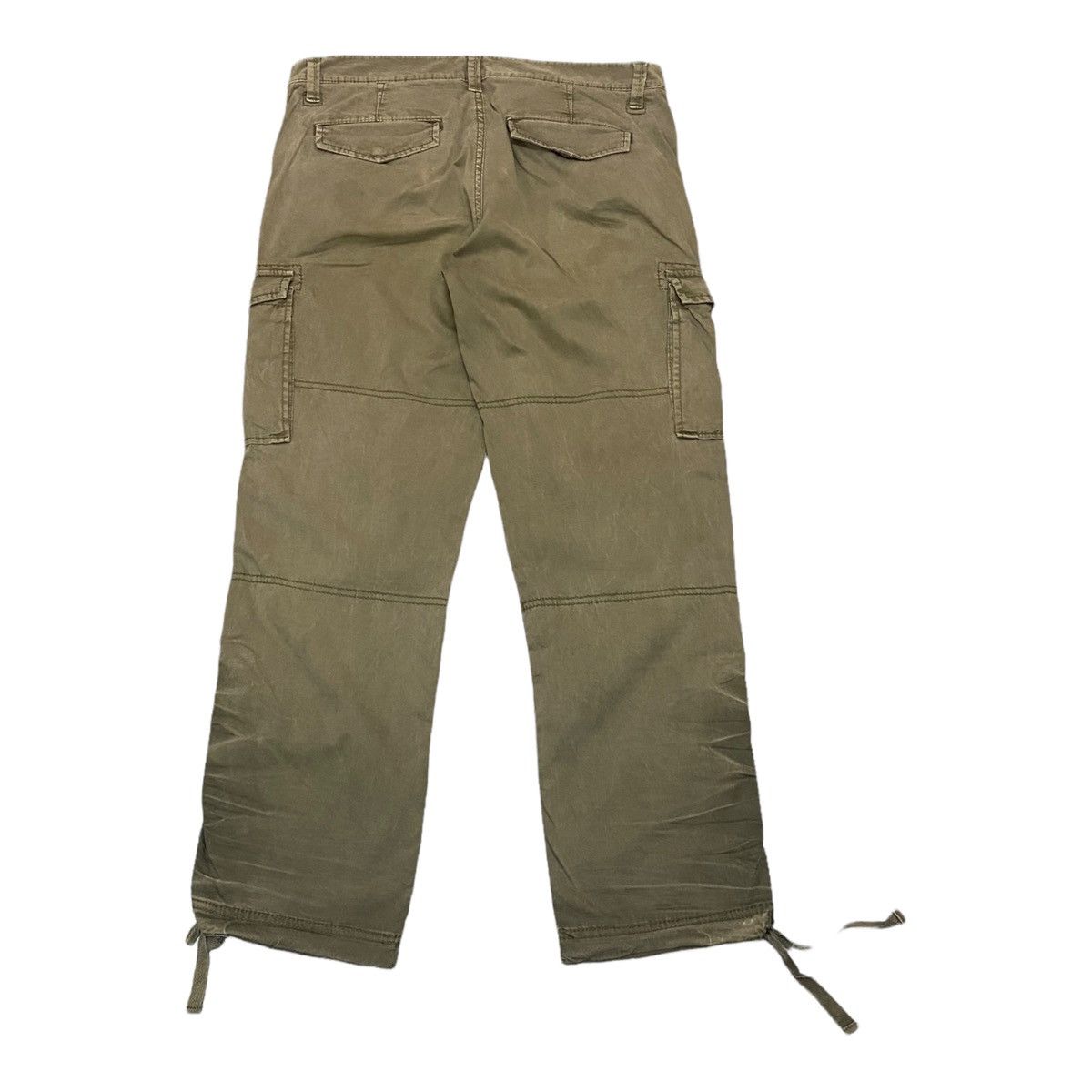 Japanese Brand UNIQLO JAPAN MULTI POCKET DRAWSTRING CARGO PANTS Size US 33 - 2 Thumbnail