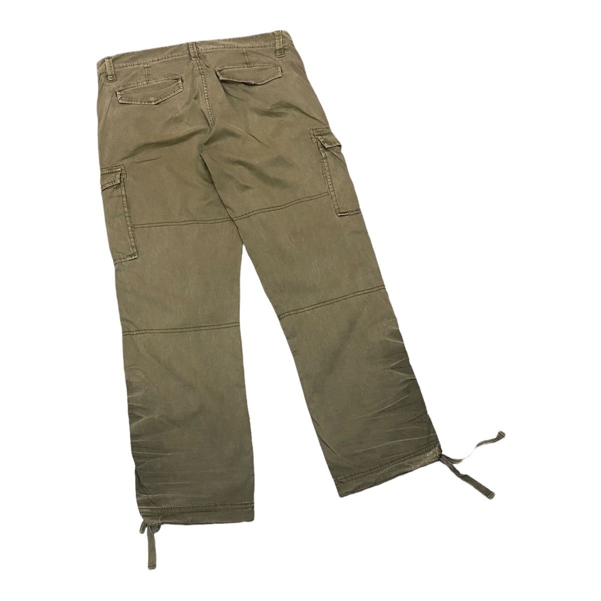 Japanese Brand UNIQLO JAPAN MULTI POCKET DRAWSTRING CARGO PANTS Size US 33 - 4 Thumbnail