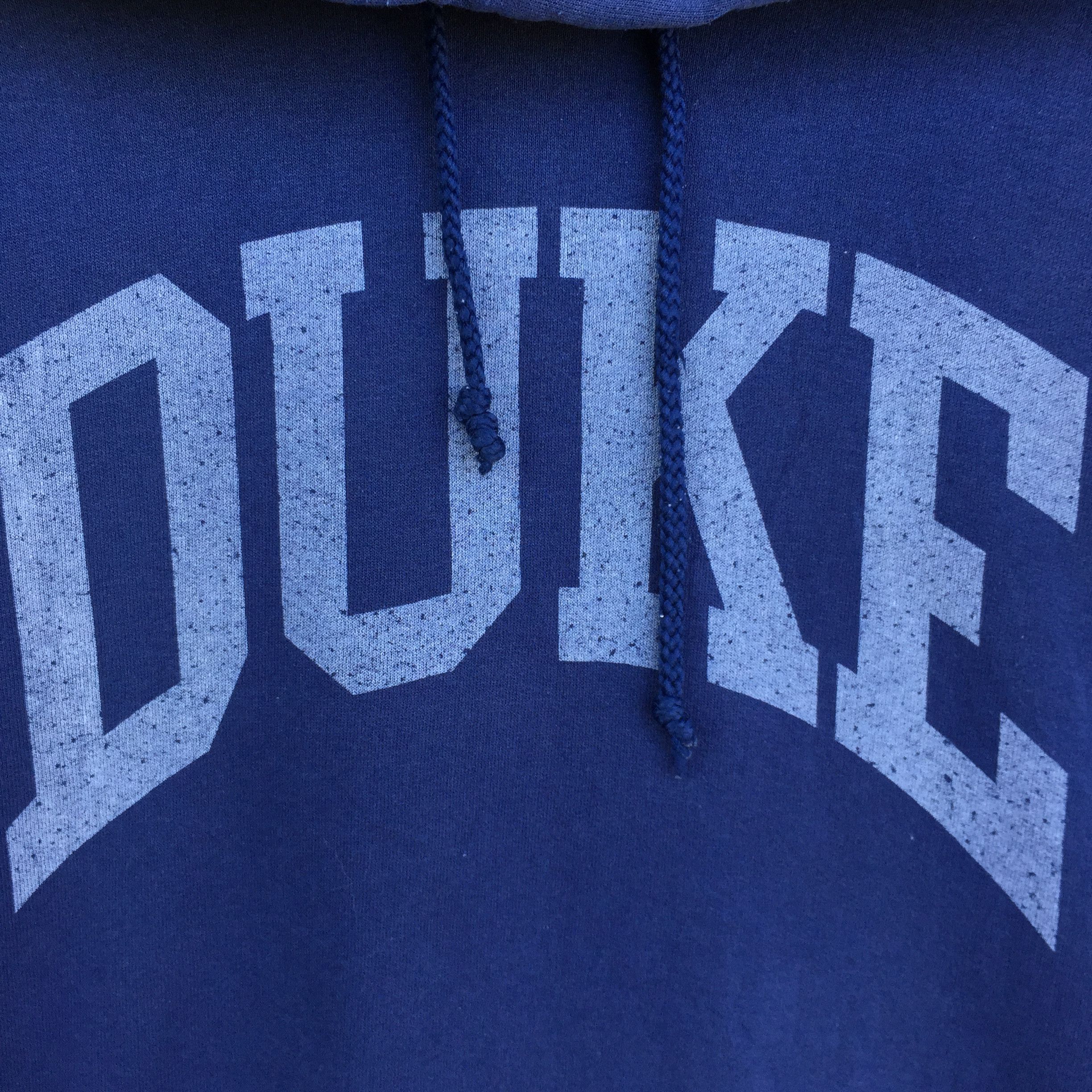 NCAA × Vintage Vintage 90s Duke Blue Devils Basketball NCAA Pullover Hoodie Size US M / EU 48-50 / 2 - 2 Thumbnail