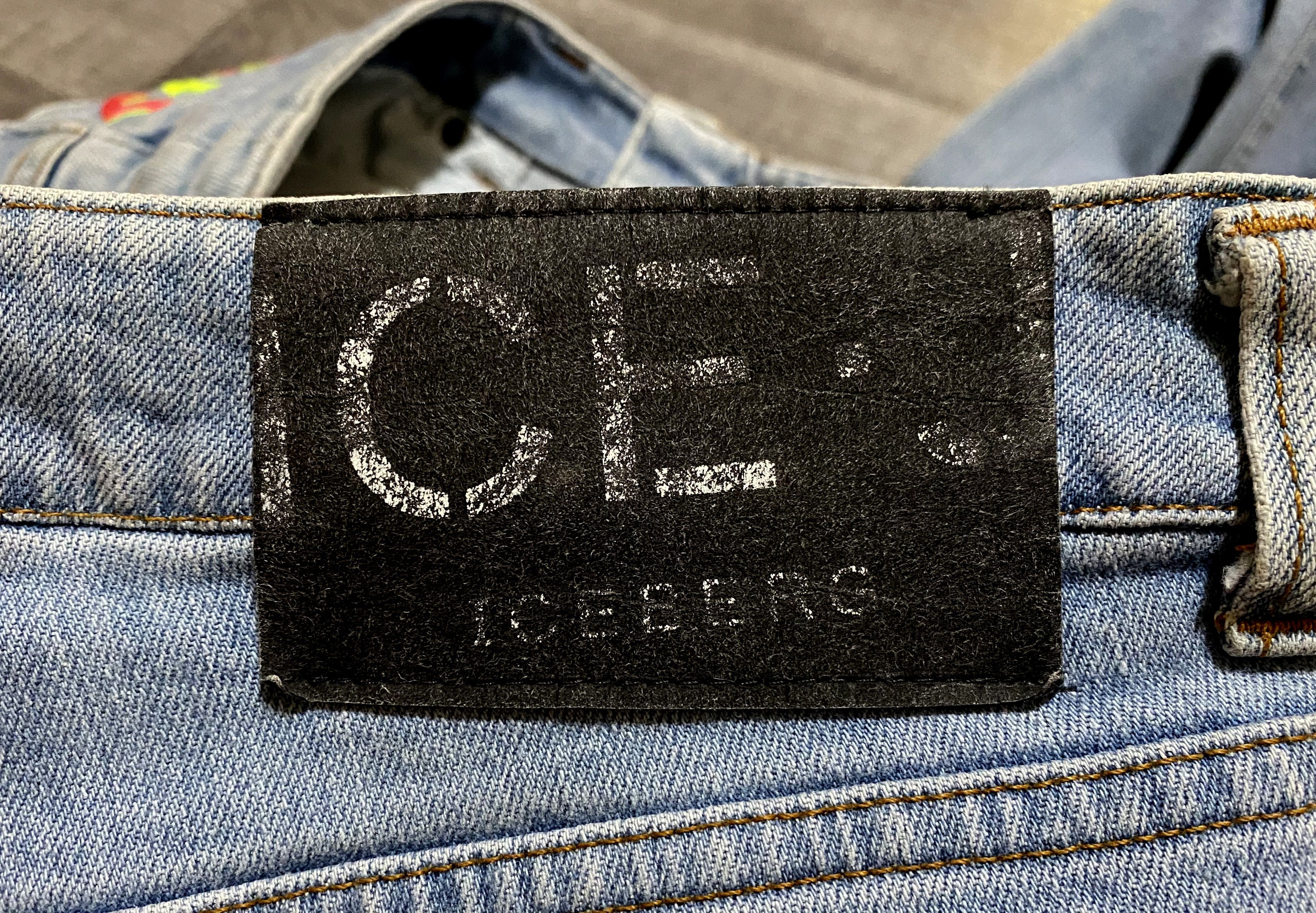 Iceberg Unisex Iceberg Ice J Washed Blue Flared Jeans Denim Size US 32 / EU 48 - 9 Thumbnail