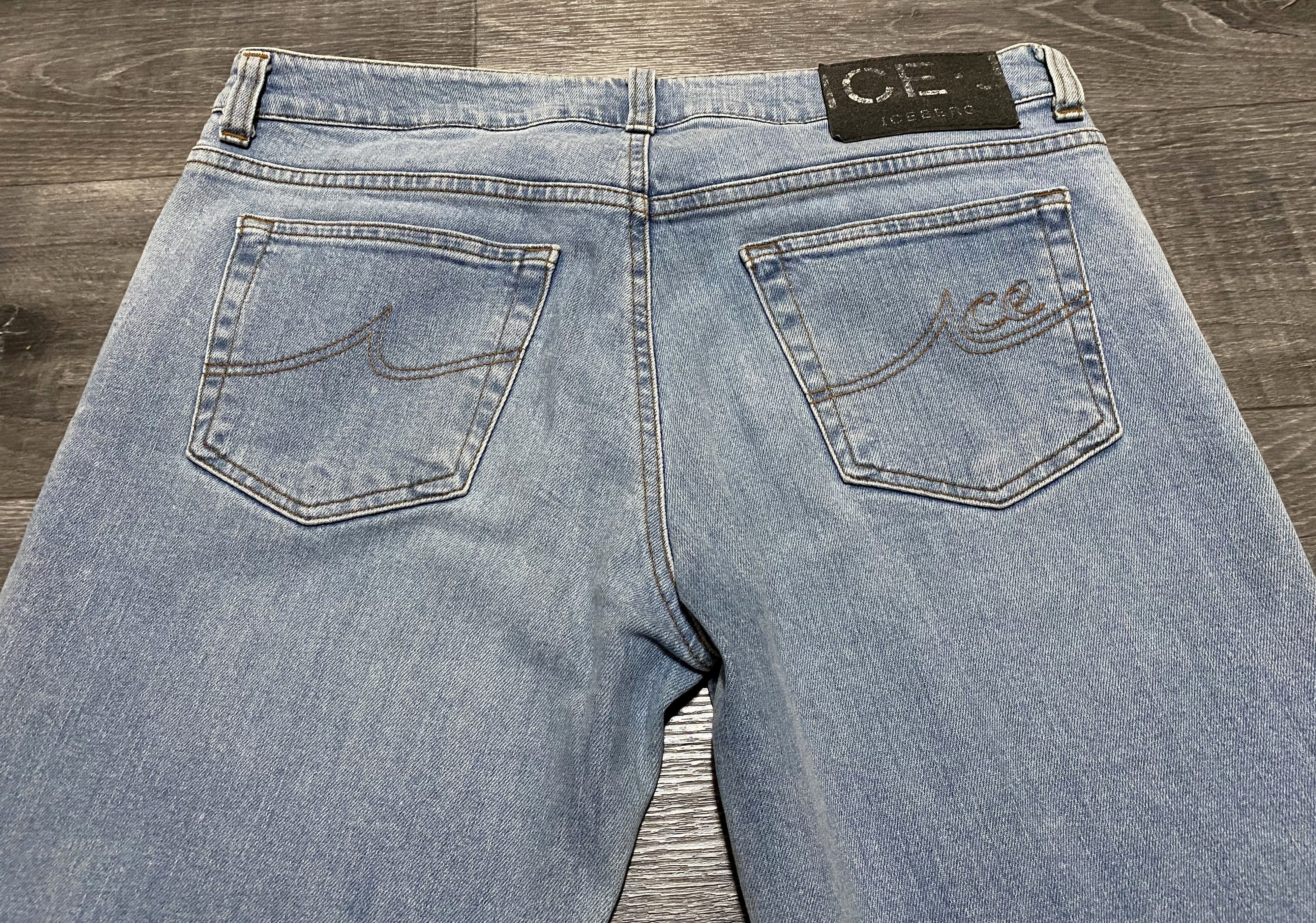 Iceberg Unisex Iceberg Ice J Washed Blue Flared Jeans Denim Size US 32 / EU 48 - 5 Thumbnail