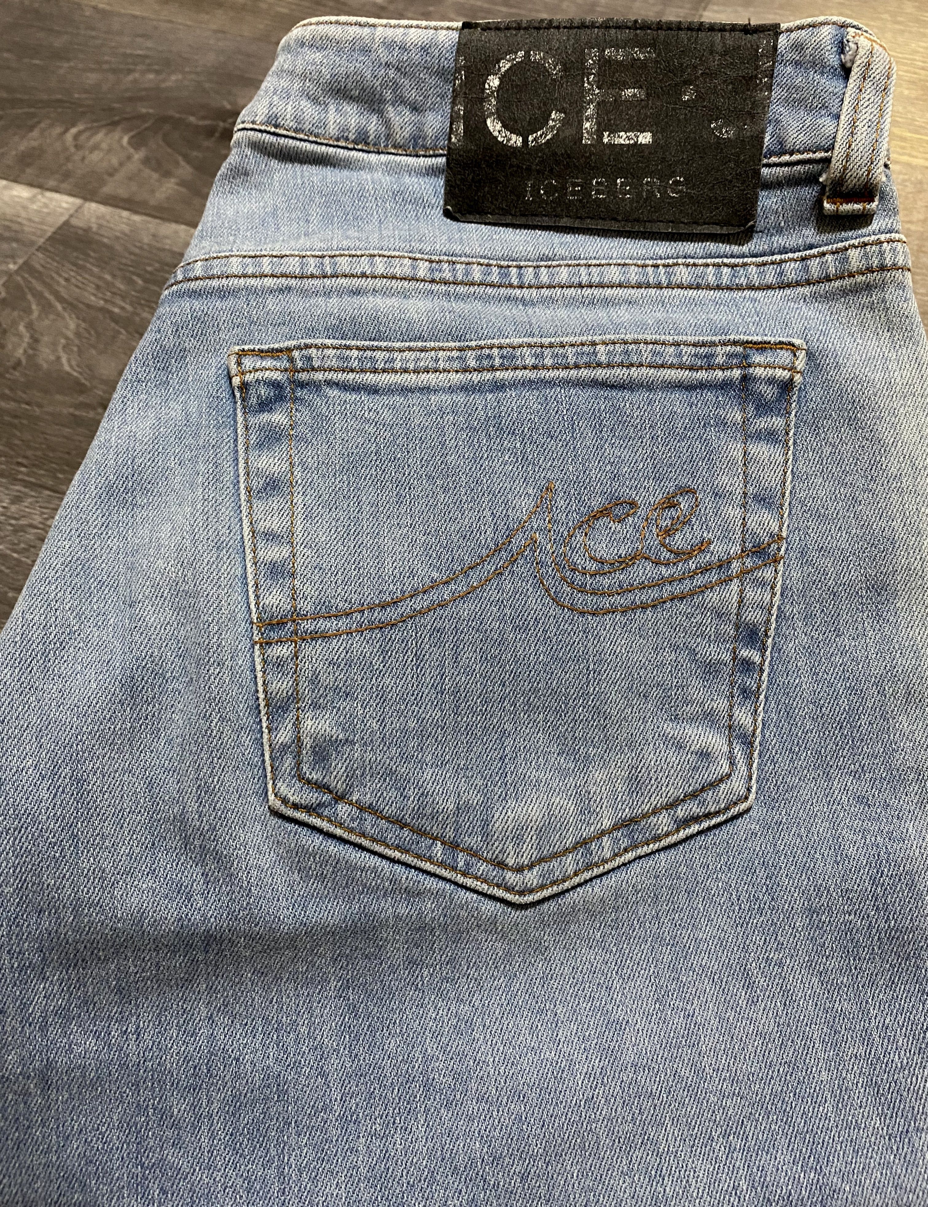 Iceberg Unisex Iceberg Ice J Washed Blue Flared Jeans Denim Size US 32 / EU 48 - 8 Thumbnail