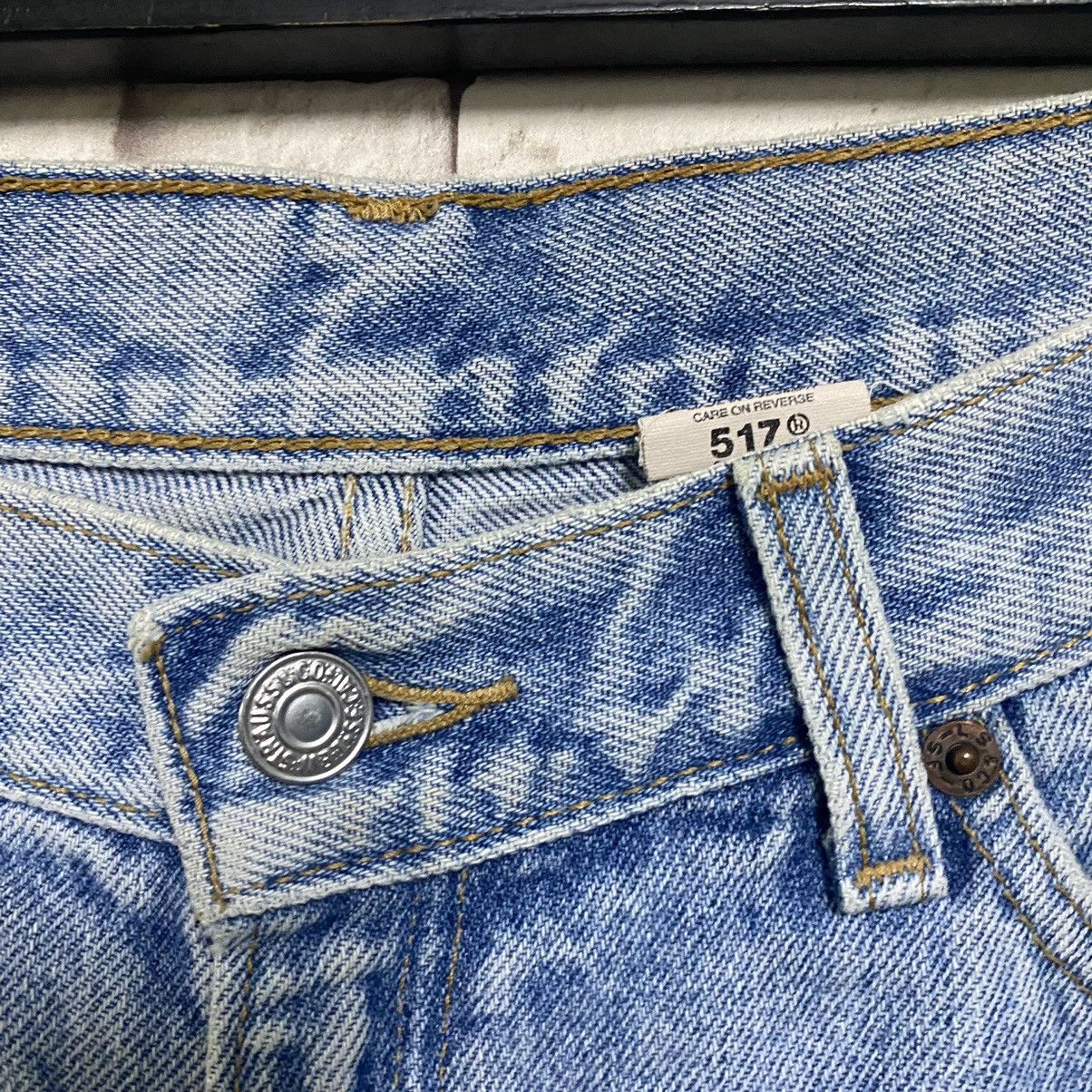 Levi's Vintage Levis 517 Slim Flare Jeans Light Wash 30x29 Size US 30 / EU 46 - 8 Thumbnail