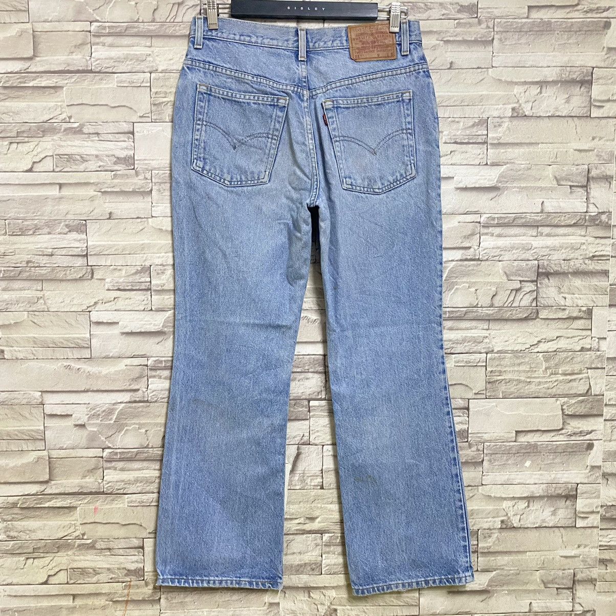 Levi's Vintage Levis 517 Slim Flare Jeans Light Wash 30x29 Size US 30 / EU 46 - 9 Thumbnail
