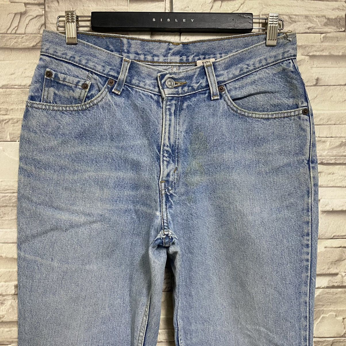 Levi's Vintage Levis 517 Slim Flare Jeans Light Wash 30x29 Size US 30 / EU 46 - 4 Thumbnail