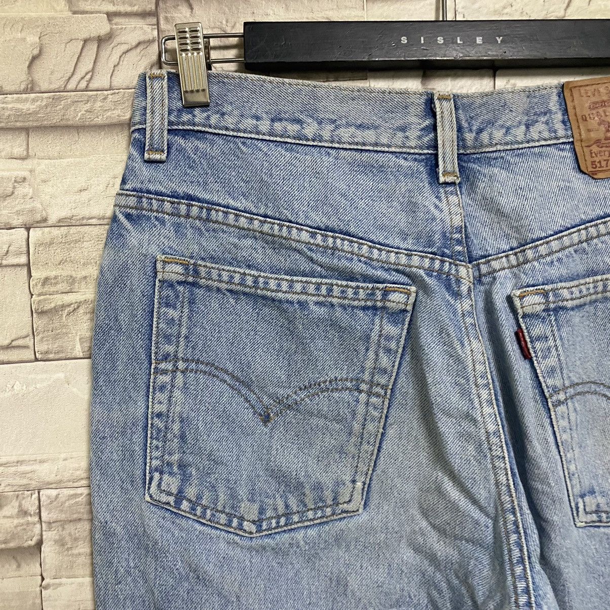 Levi's Vintage Levis 517 Slim Flare Jeans Light Wash 30x29 Size US 30 / EU 46 - 12 Thumbnail