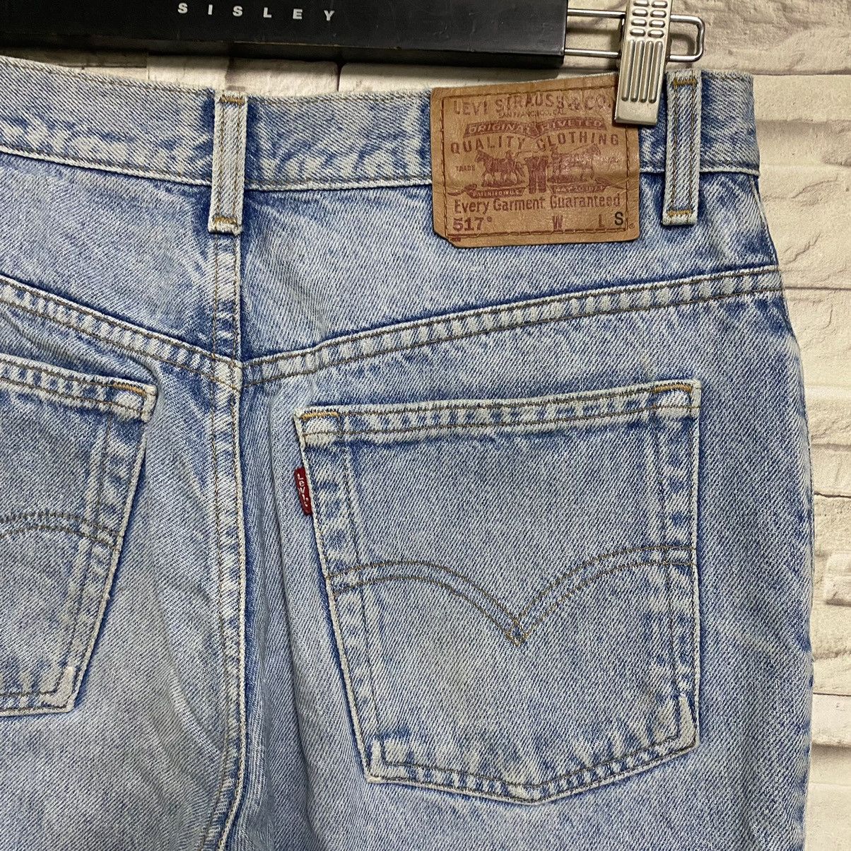 Levi's Vintage Levis 517 Slim Flare Jeans Light Wash 30x29 Size US 30 / EU 46 - 13 Thumbnail