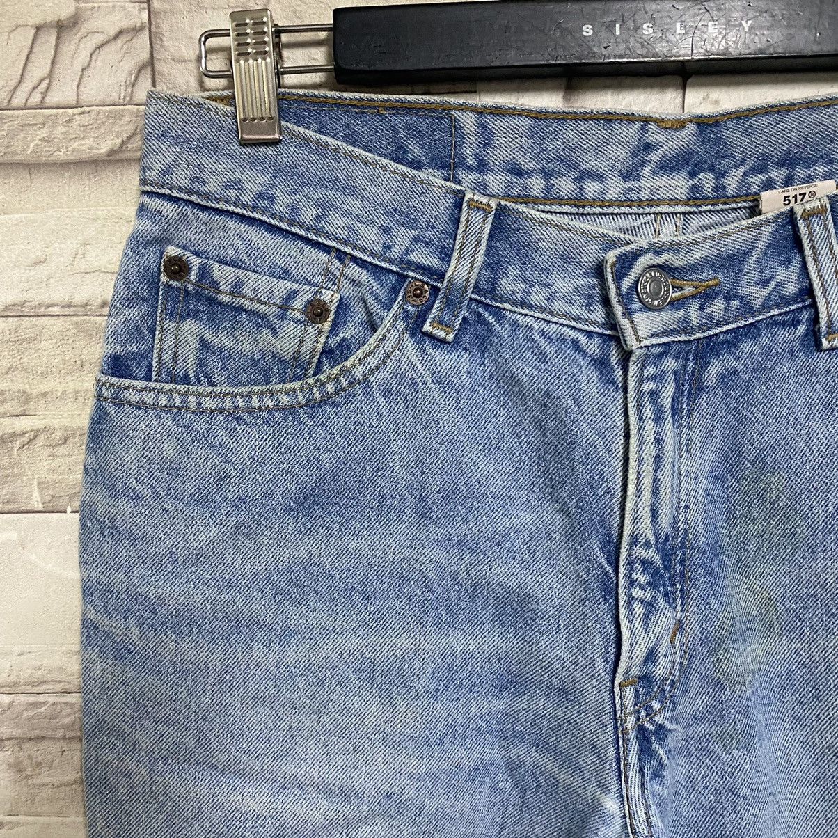 Levi's Vintage Levis 517 Slim Flare Jeans Light Wash 30x29 Size US 30 / EU 46 - 6 Thumbnail