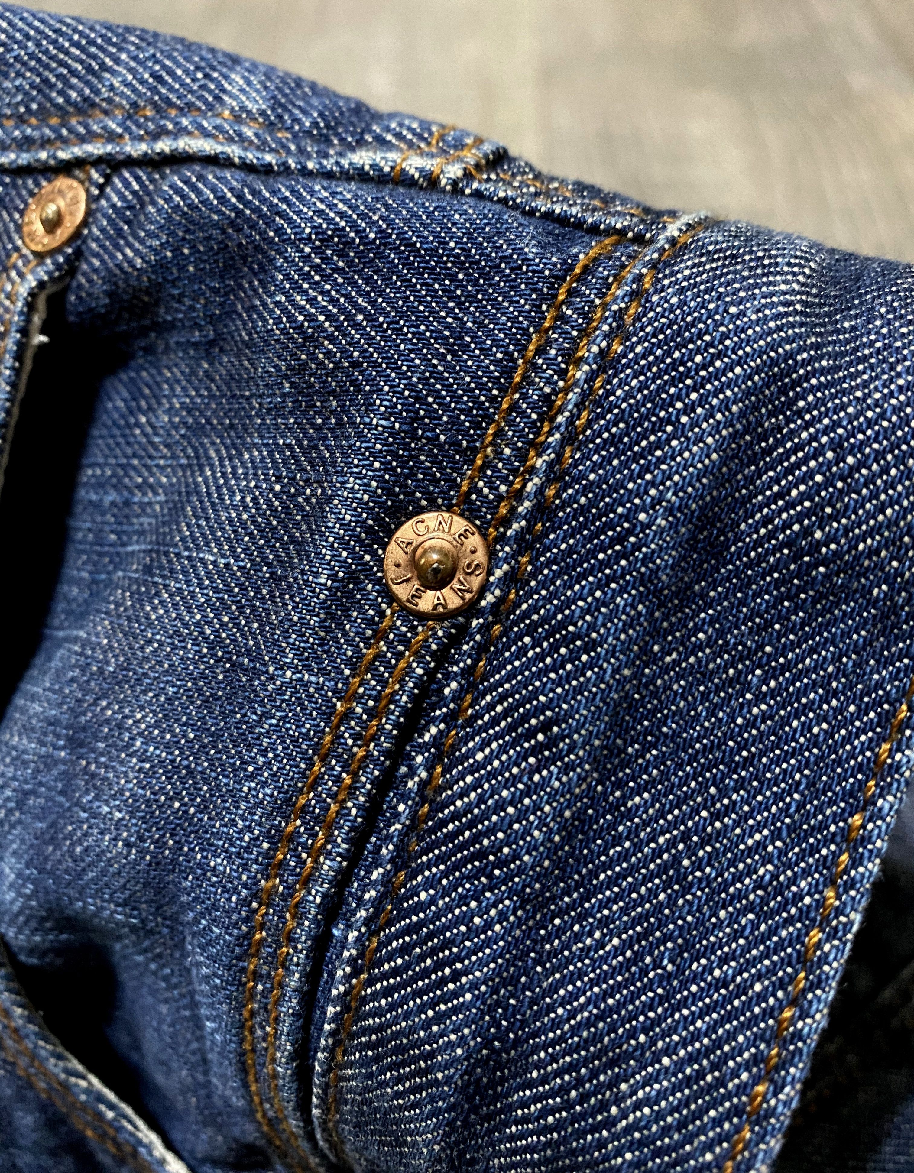 Acne Studios Womens Acne Studios Max Deep Distressed Jeans Denim Shorts Size 31" - 11 Thumbnail