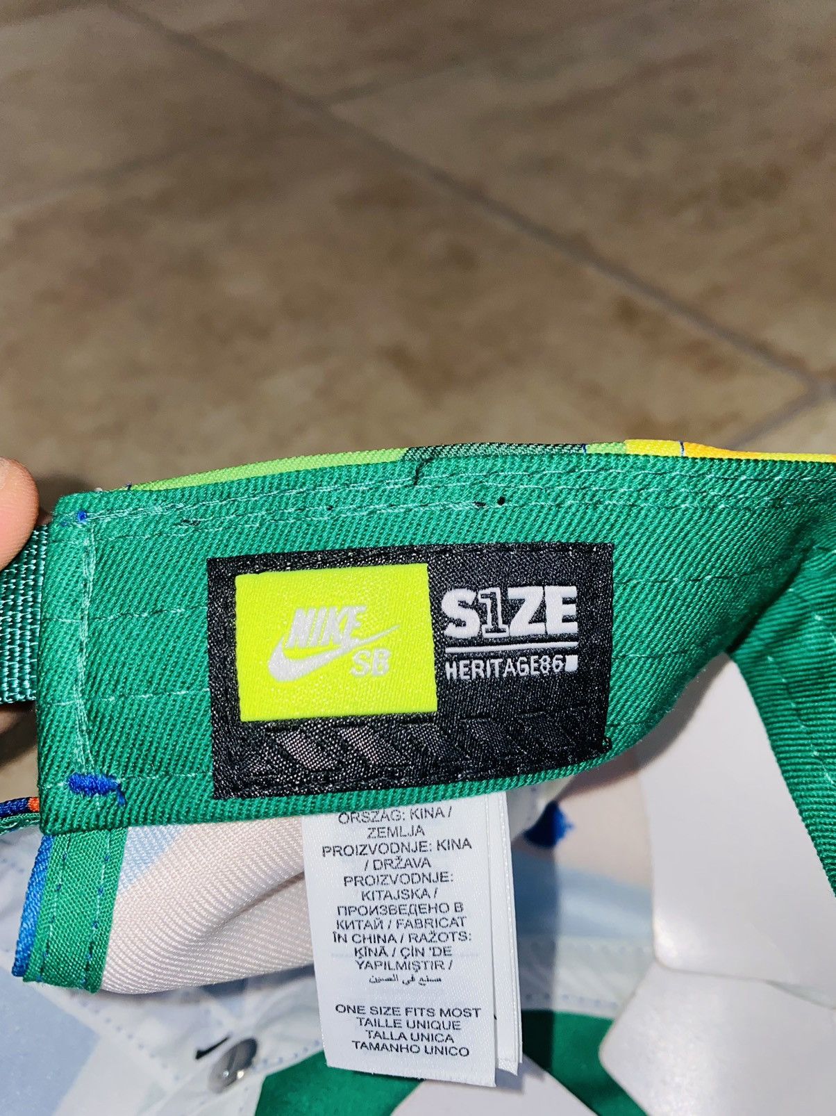Nike SB NikeLab SB Olympic Cap Patta Tn Size ONE SIZE - 7 Thumbnail