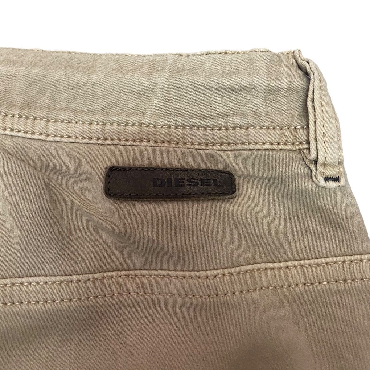 Diesel GRAIL🇮🇹DIESEL ARCHIVE DENIM + SWEATPANTS COWHIDE LEATHER Size US 34 / EU 50 - 8 Thumbnail