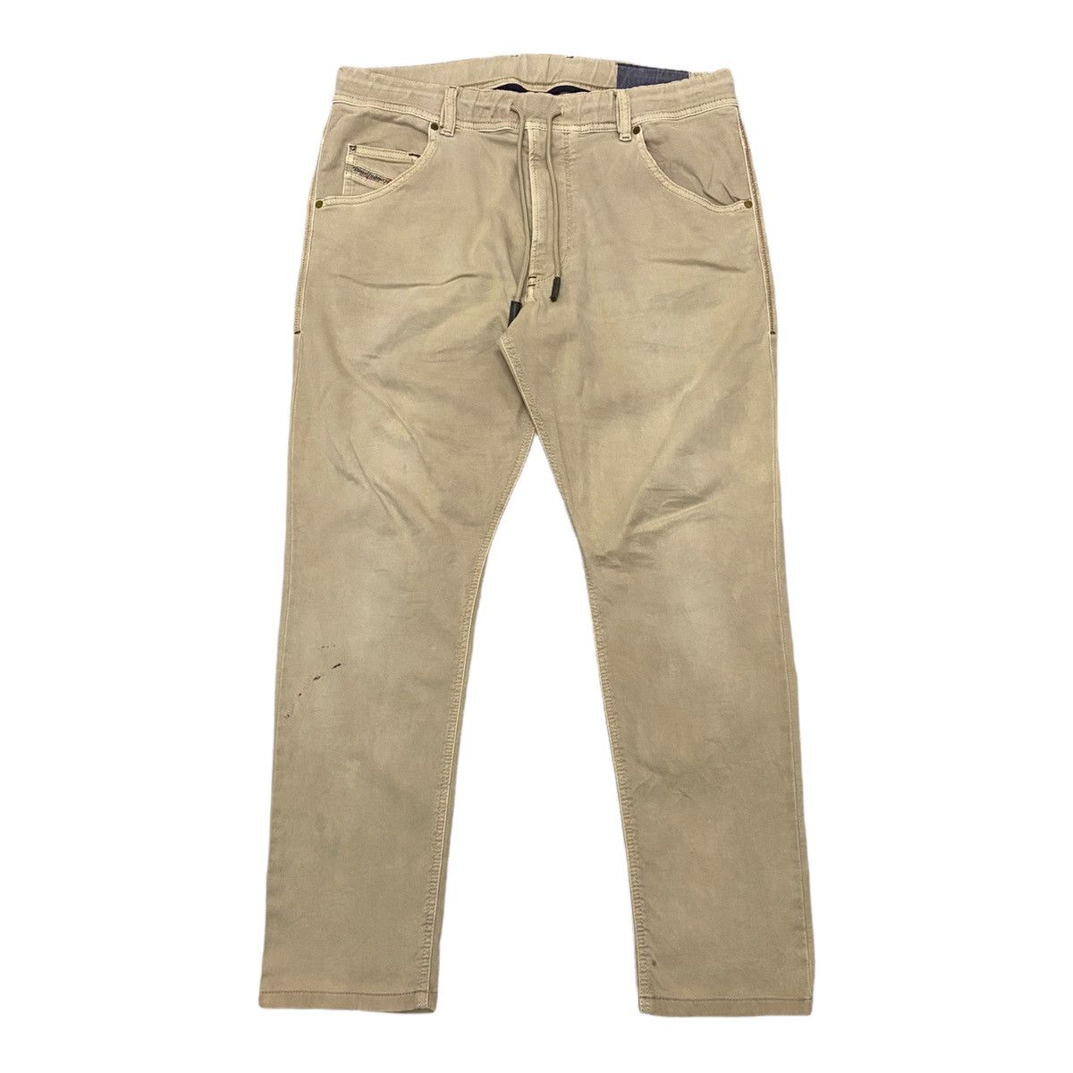Diesel GRAIL🇮🇹DIESEL ARCHIVE DENIM + SWEATPANTS COWHIDE LEATHER Size US 34 / EU 50 - 7 Thumbnail