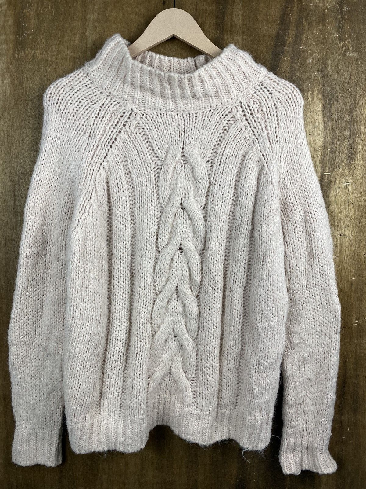 Aran Isles Knitwear Draw mohair aran isle cable Knitwear #Z004 Size US S / EU 44-46 / 1 - 2 Thumbnail
