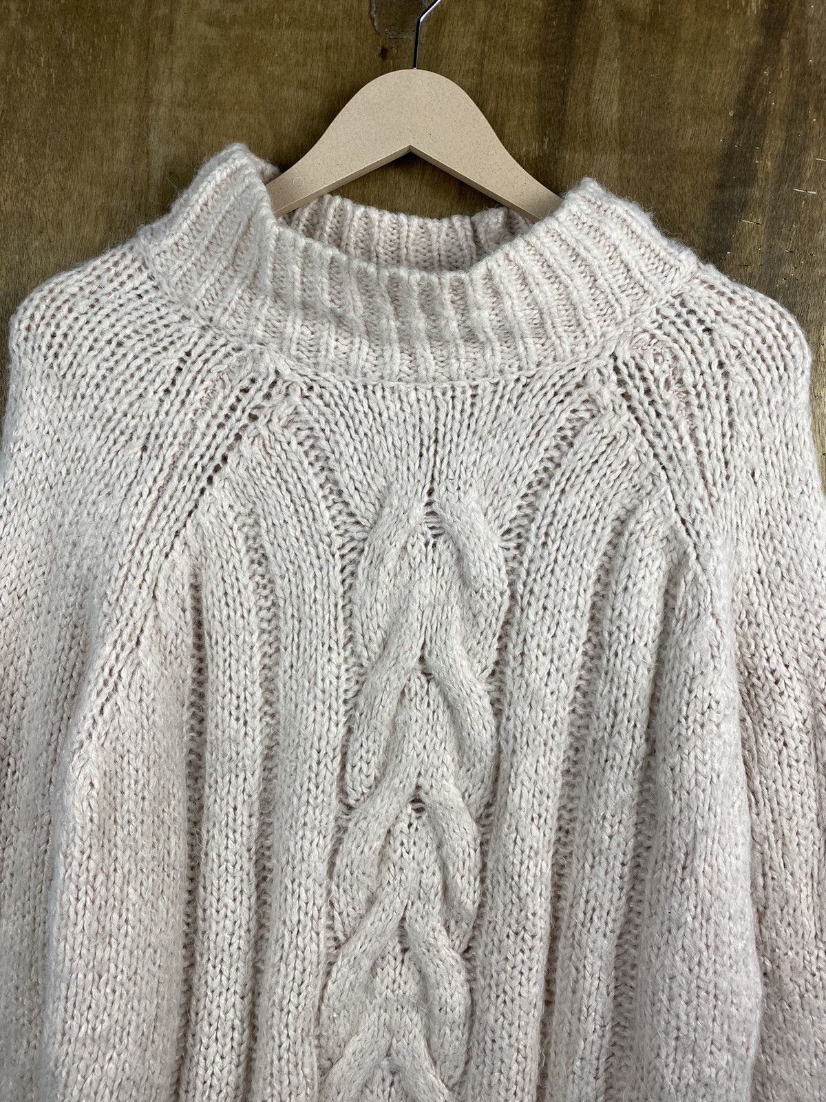 Aran Isles Knitwear Draw mohair aran isle cable Knitwear #Z004 Size US S / EU 44-46 / 1 - 3 Thumbnail