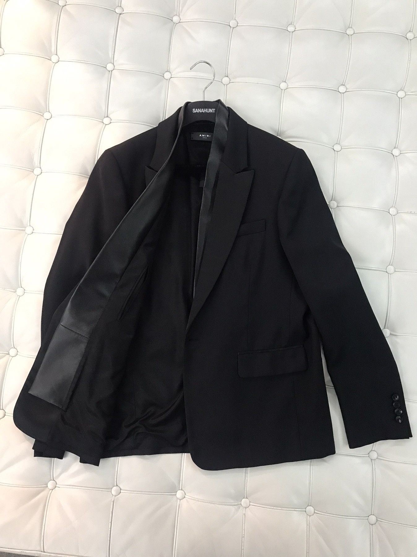 Amiri Single-Breasted Wool Blazer Size 52R - 6 Thumbnail