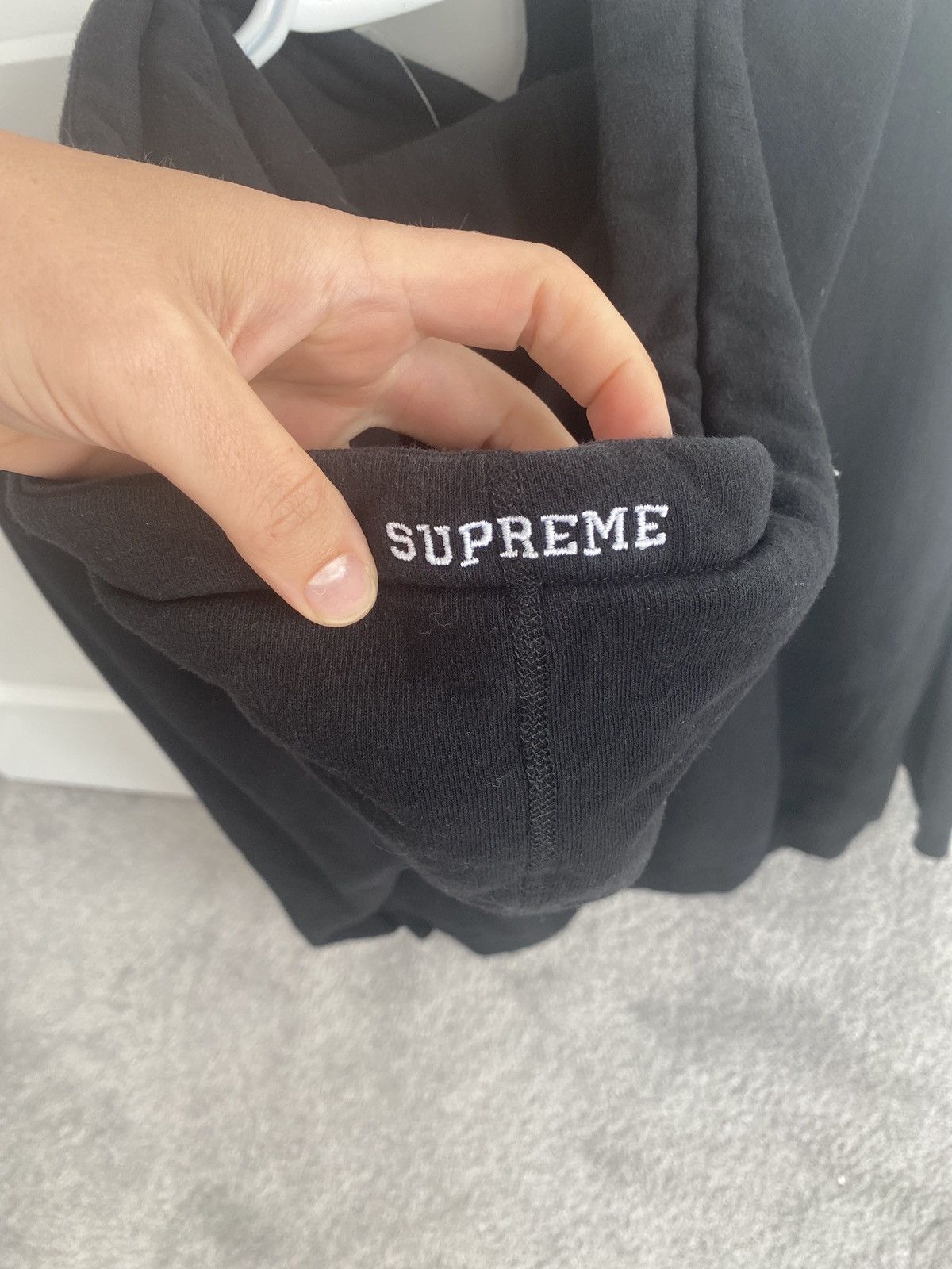 Supreme Supreme S Logo Black Hoodie Size US XL / EU 56 / 4 - 4 Thumbnail