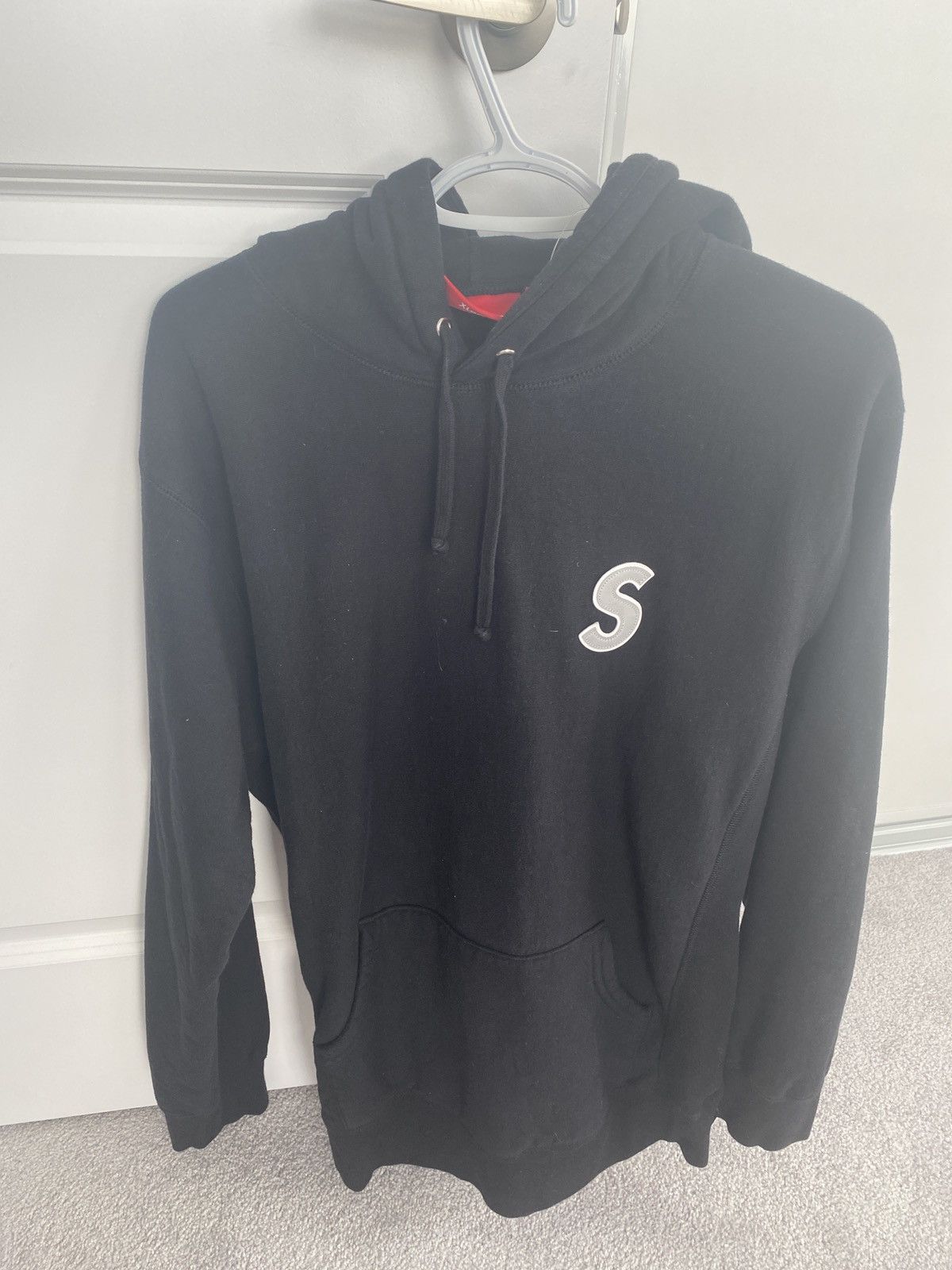 Supreme Supreme S Logo Black Hoodie Size US XL / EU 56 / 4 - 1 Thumbnail
