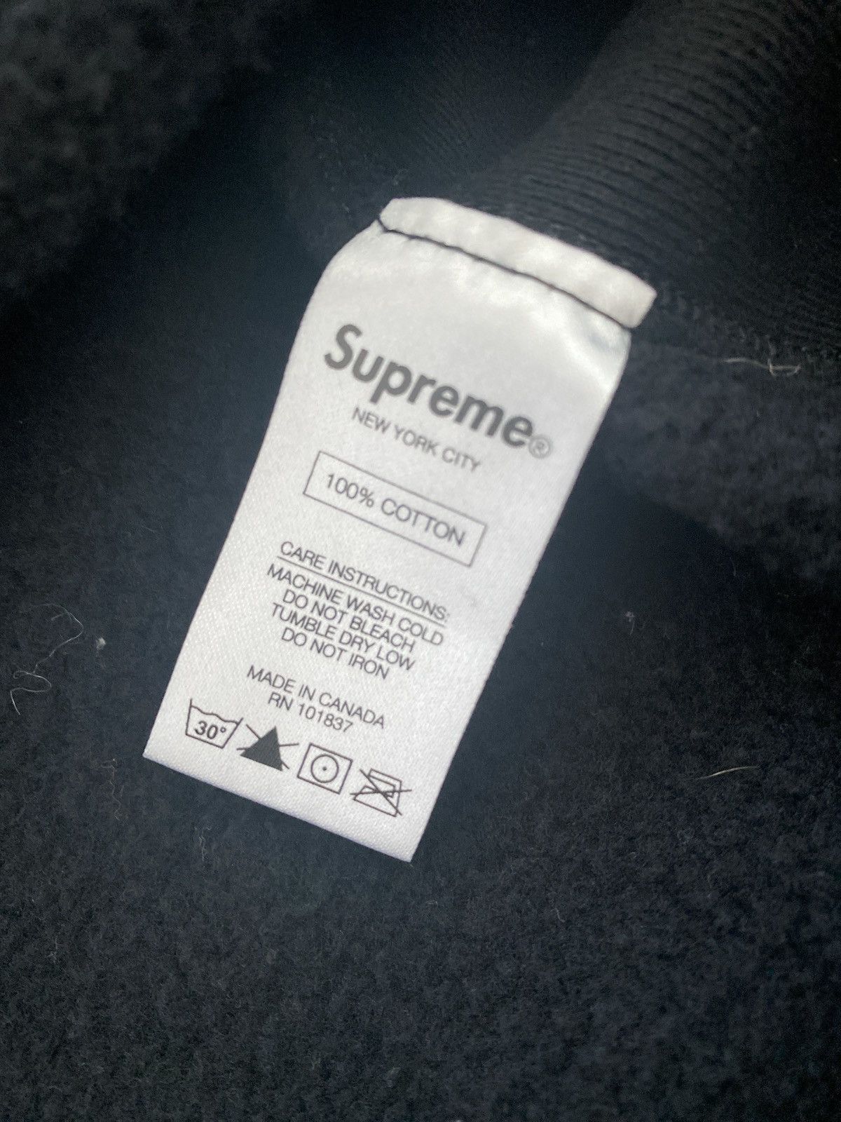 Supreme Supreme S Logo Black Hoodie Size US XL / EU 56 / 4 - 6 Thumbnail