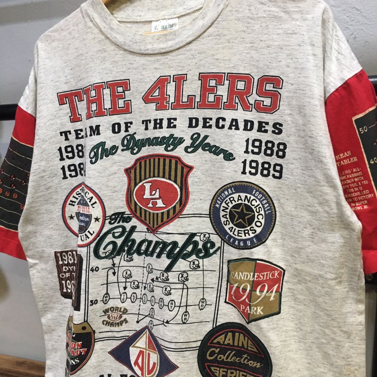 NFL × Vintage VINTAGE‼️San Francisco 49ers Parody The 4lers T-Shirt Size US XL / EU 56 / 4 - 3 Thumbnail
