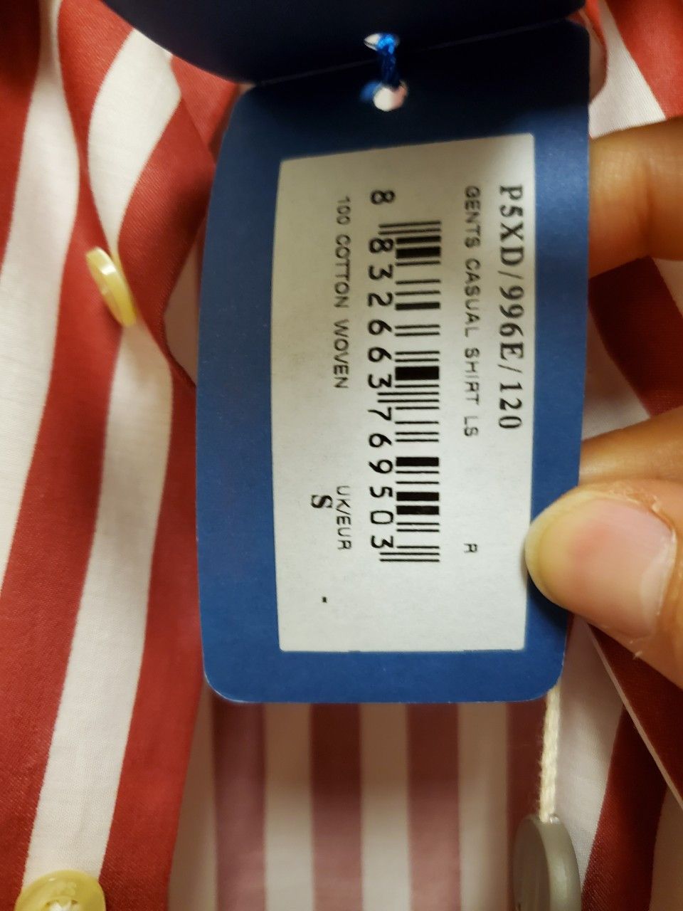 Paul Smith Paul Smith Red Stripe Shirt Sz M Size US M / EU 48-50 / 2 - 3 Thumbnail