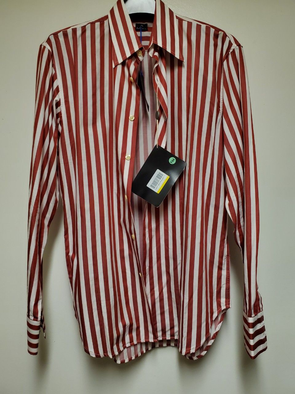 Paul Smith Paul Smith Red Stripe Shirt Sz M Size US M / EU 48-50 / 2 - 1 Thumbnail