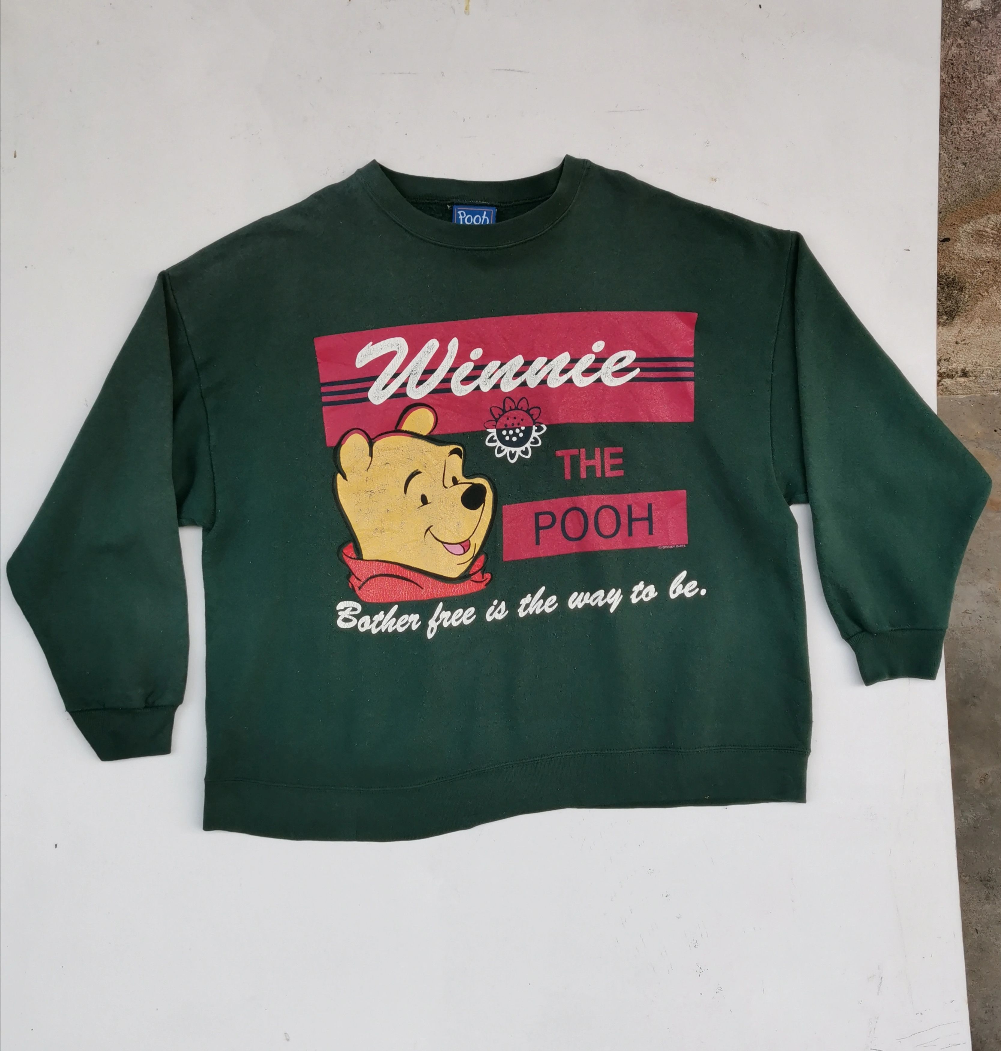 Cartoon Network Vintage Winnie The Pooh Big Logo Sweatshirt Size US XL / EU 56 / 4 - 7 Thumbnail