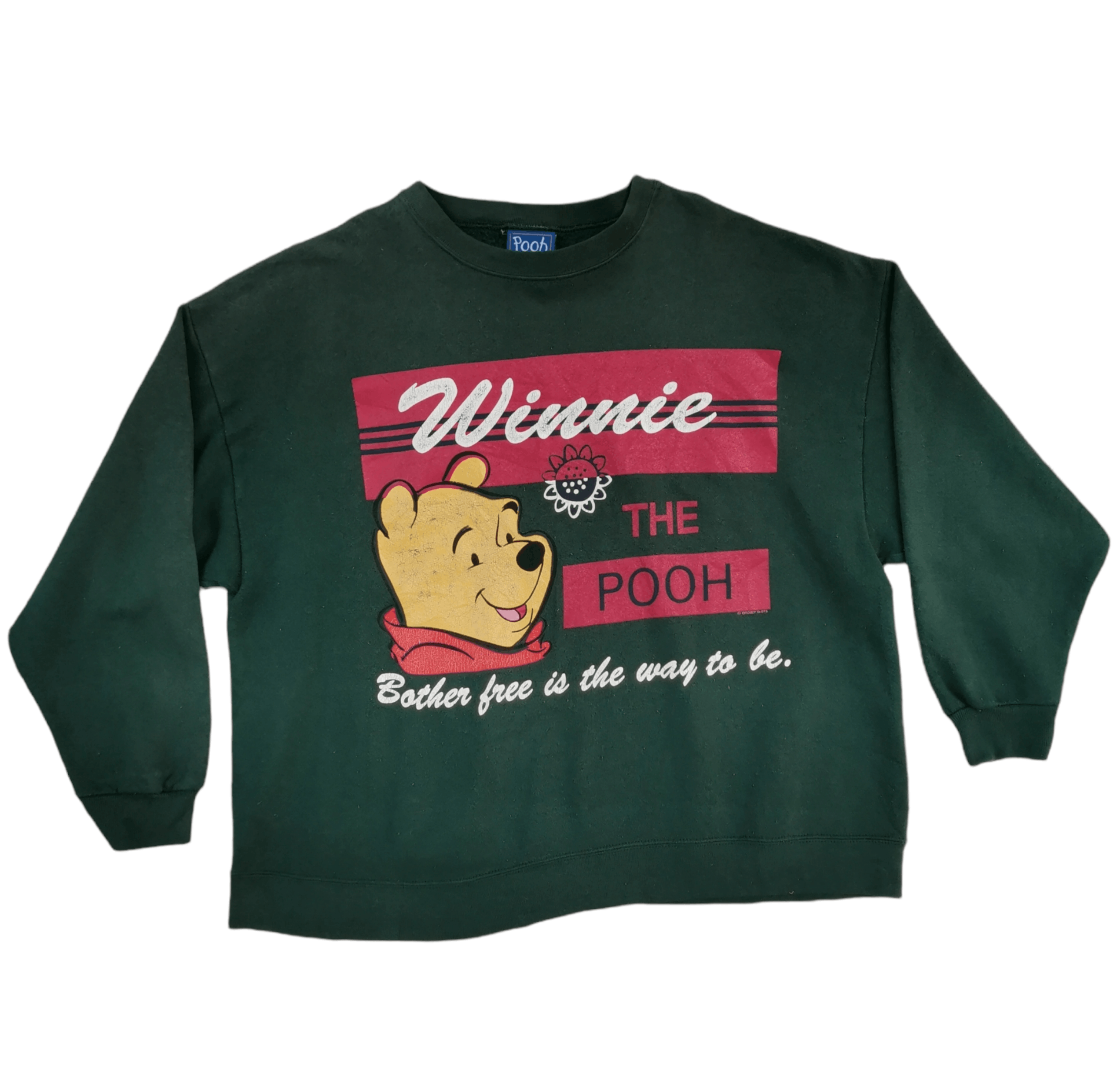 Cartoon Network Vintage Winnie The Pooh Big Logo Sweatshirt Size US XL / EU 56 / 4 - 1 Thumbnail