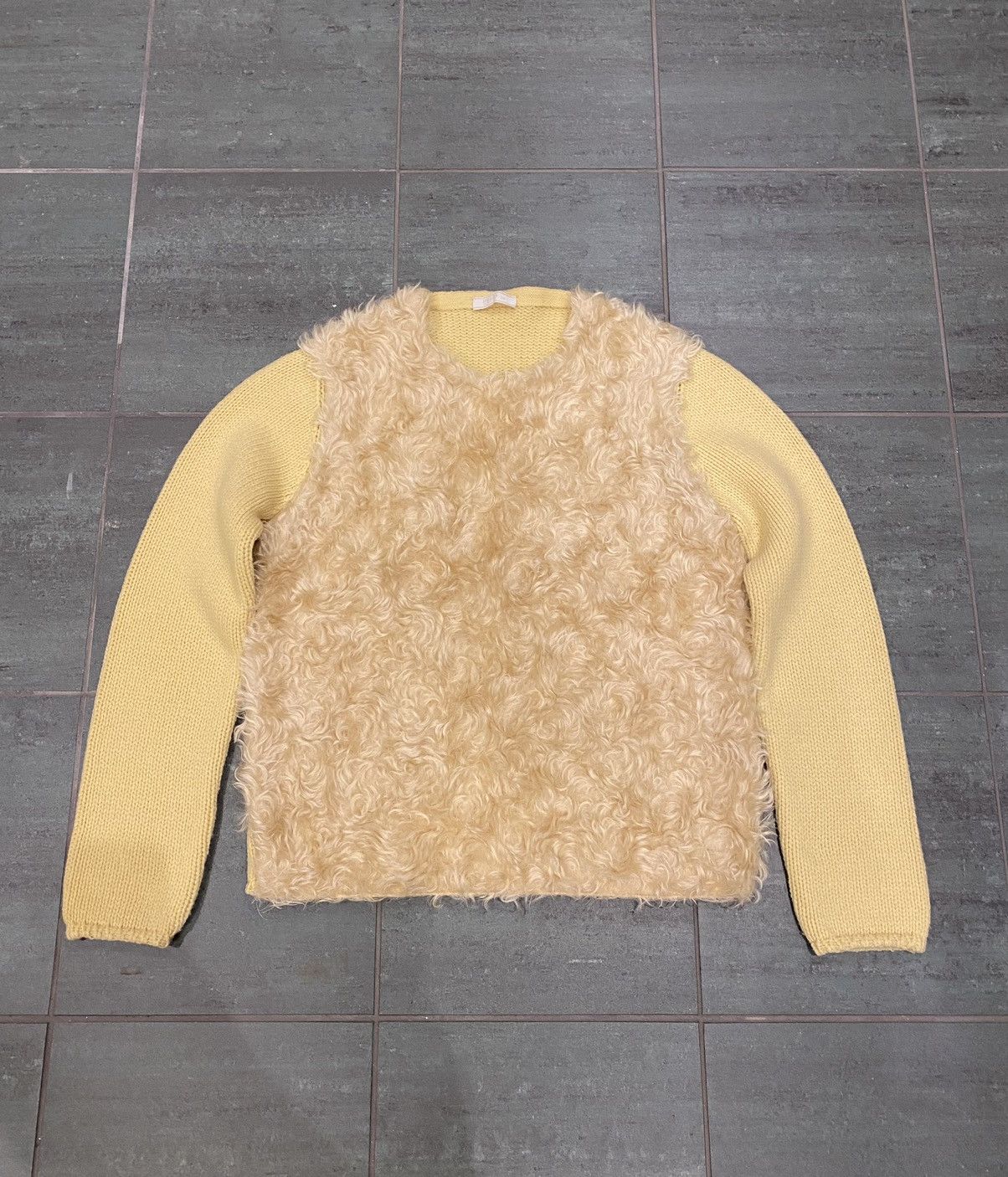 Prada Prada AW07 Faux Fur Sweater Size US M / EU 48-50 / 2 - 1 Thumbnail