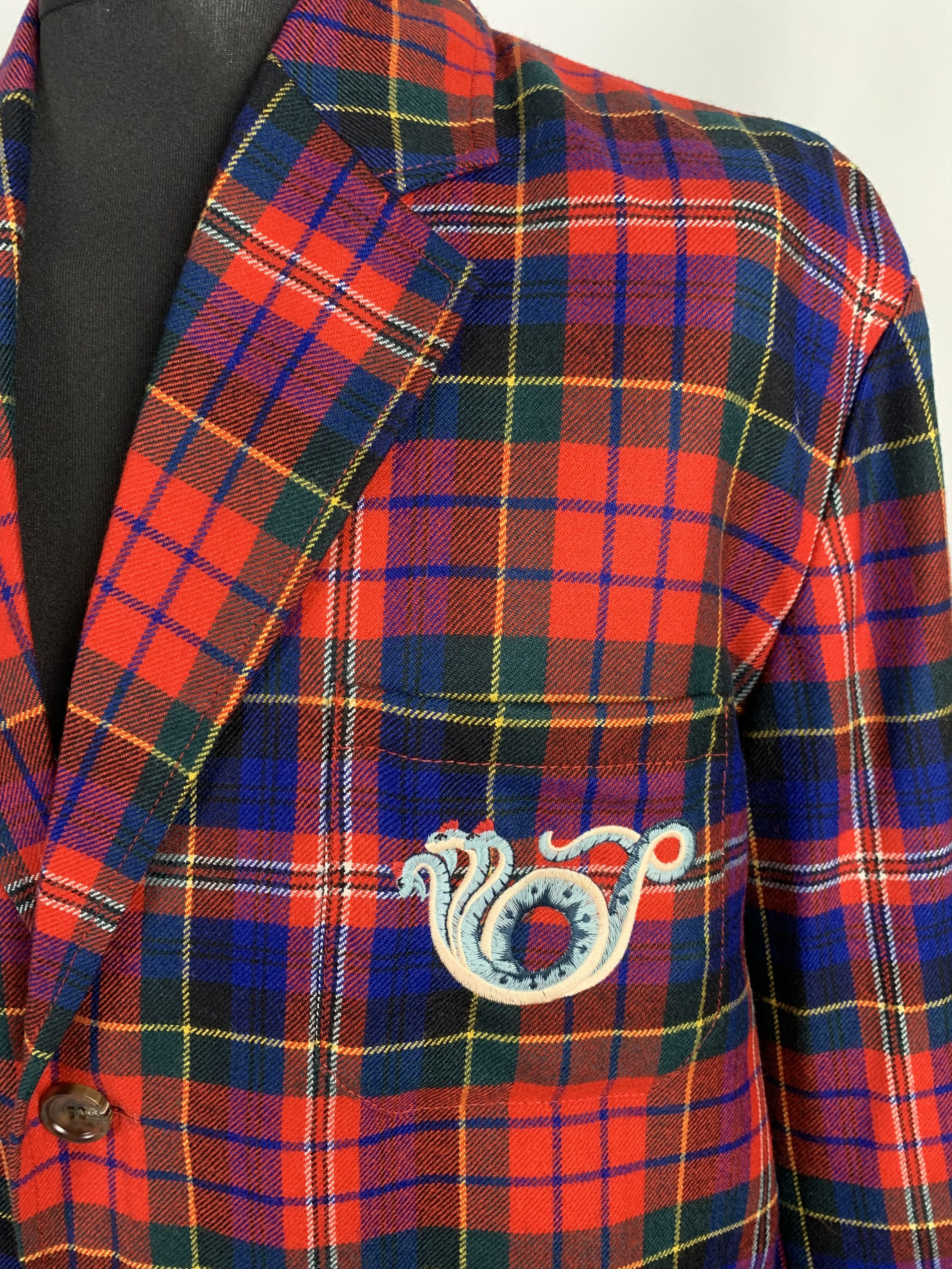 Gucci Lightweight Classic Gucci Tartan Overcoat Size US M / EU 48-50 / 2 - 2 Thumbnail