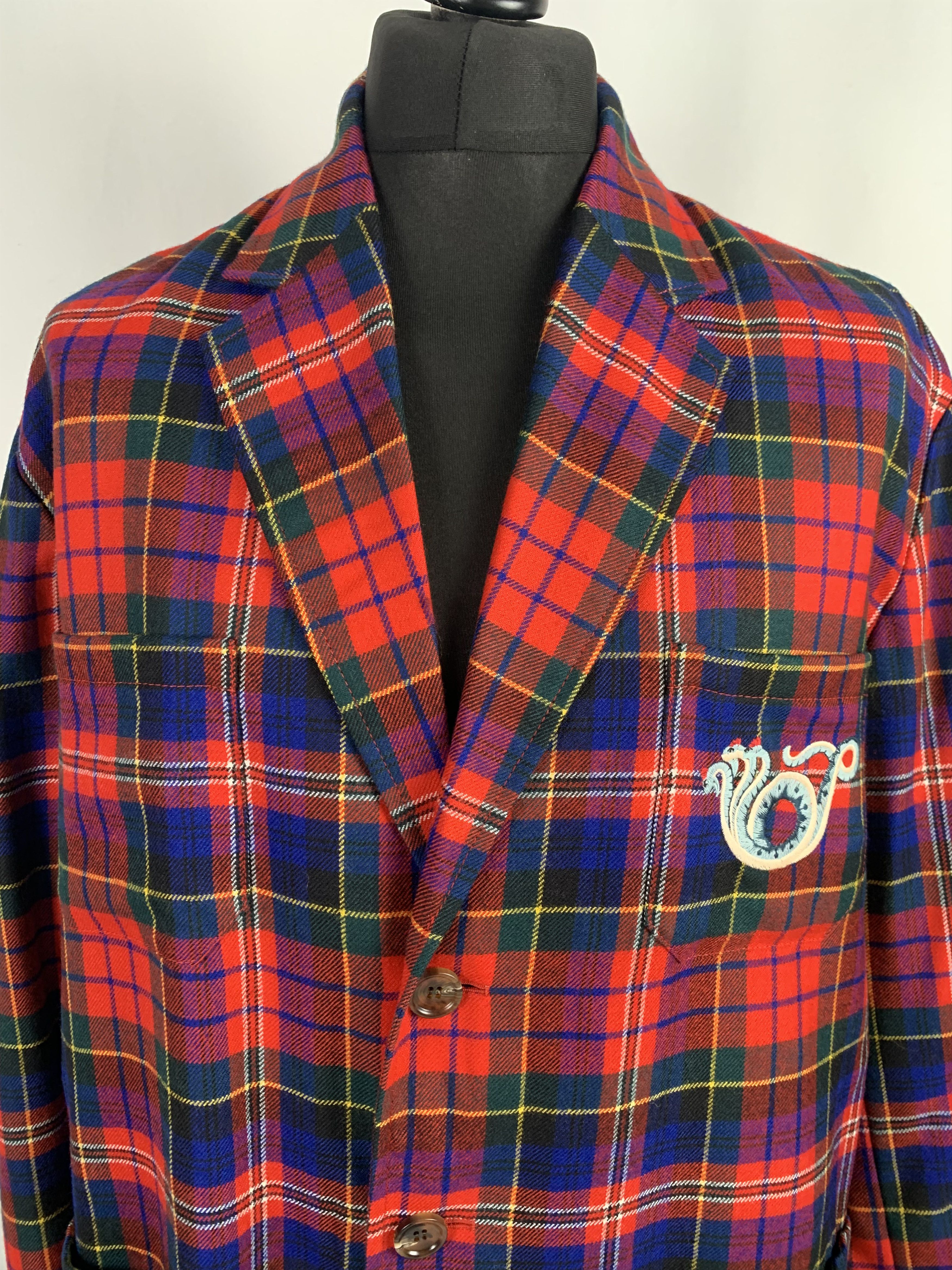 Gucci Lightweight Classic Gucci Tartan Overcoat Size US M / EU 48-50 / 2 - 3 Thumbnail