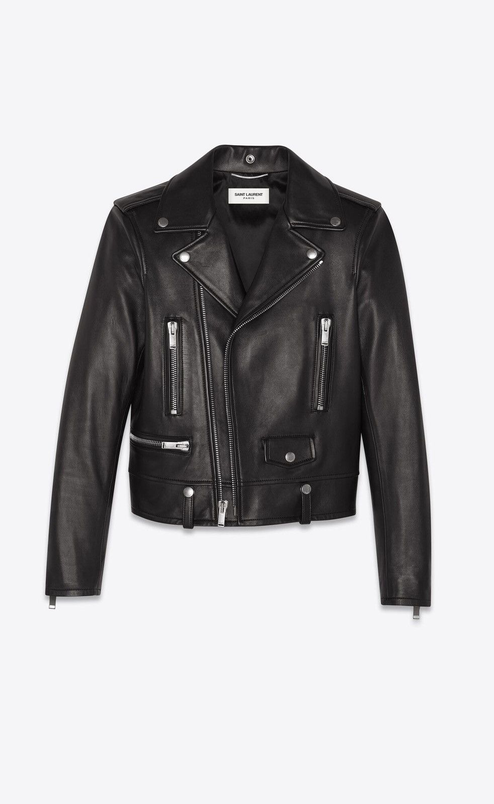 Hedi Slimane × Saint Laurent Paris × Yves Saint Laurent SAINT LAURENT - L01 Leather Jacket by Hedi Slimane Size US M / EU 48-50 / 2 - 6 Thumbnail