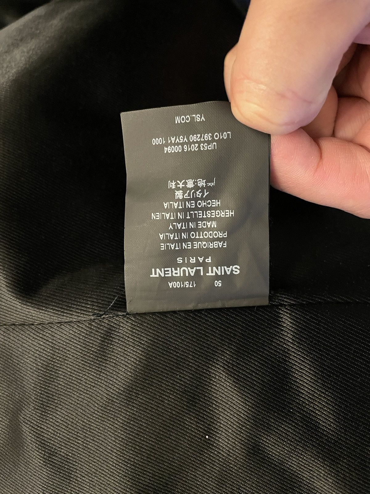 Hedi Slimane × Saint Laurent Paris × Yves Saint Laurent SAINT LAURENT - L01 Leather Jacket by Hedi Slimane Size US M / EU 48-50 / 2 - 5 Thumbnail